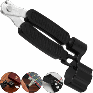 Bobinadora de Cuerdas Estilo Music modelo multifuncional 3 en 1: enrollador de cuerdas, cortador y quita-pines para guitarra BG3