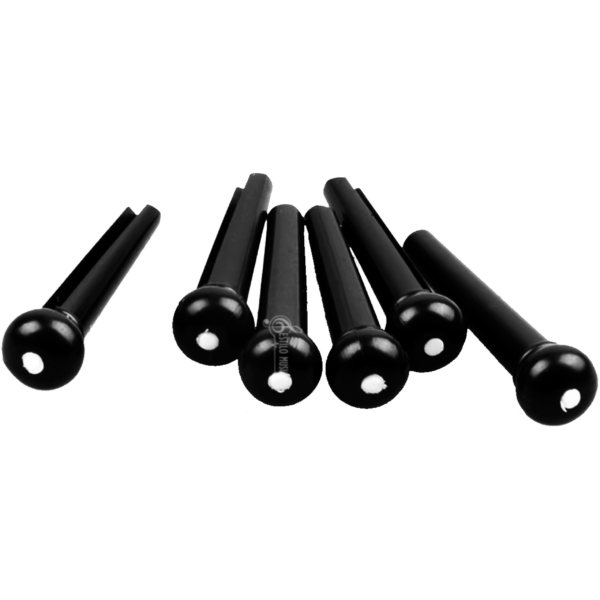 Paq 6 Pines Clavijas P/ Puente de Guitarra Repuestos de Plastico (6 pz) - Imagen 3