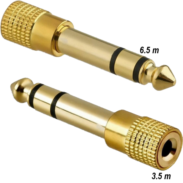 Adaptador de Audio Estereo 6.5mm - 3.5mm Plug Auxiliar - Imagen 6