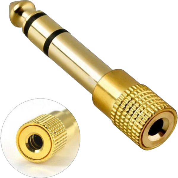 Adaptador de Audio Estereo 6.5mm - 3.5mm Plug Auxiliar - Imagen 5