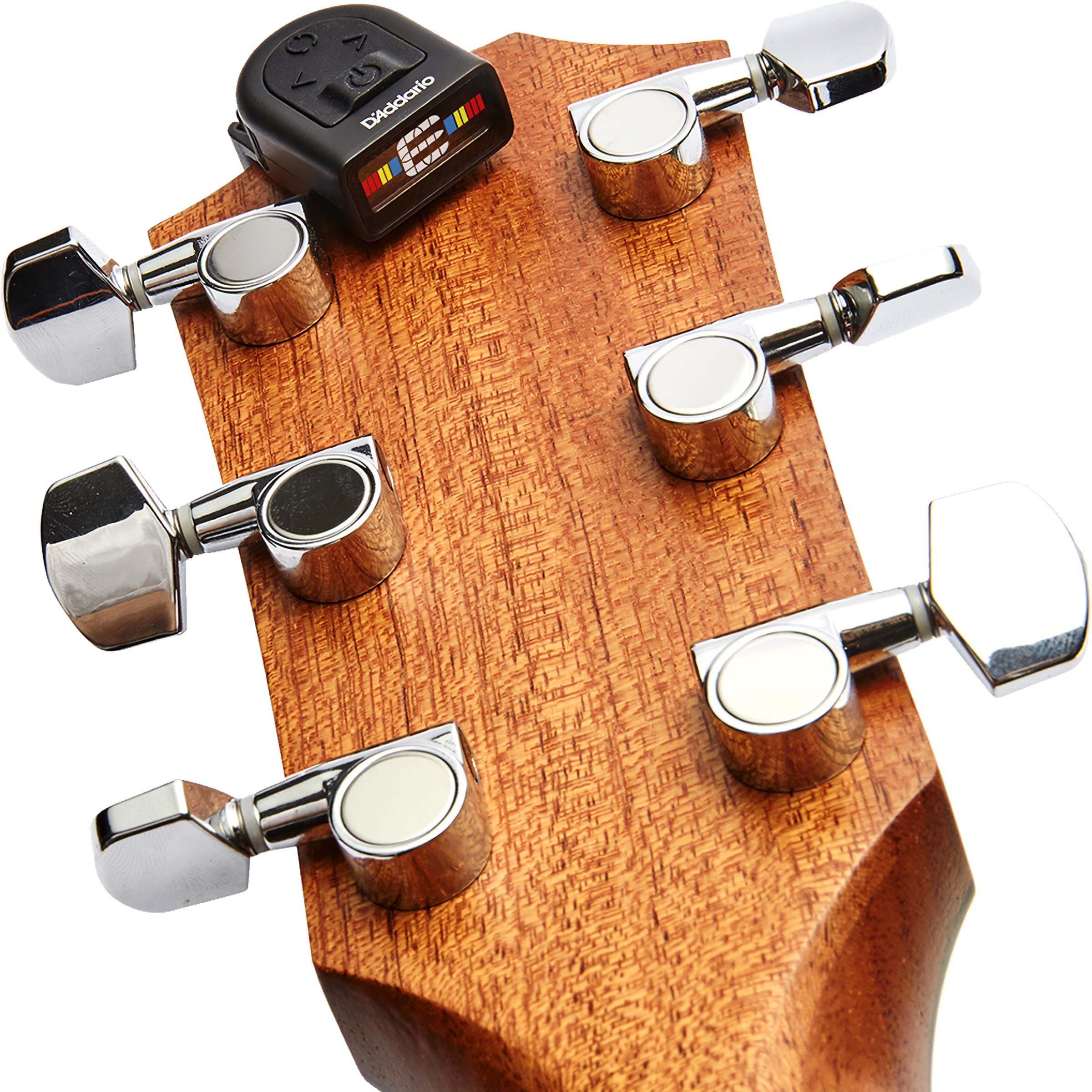 Afinador digital Planet Waves PW‑CT‑12MIC , clip giratorio 360°, pantalla LCD a color, portátil y compatible con guitarra, bajo, mandolina, ukelele y banjo.