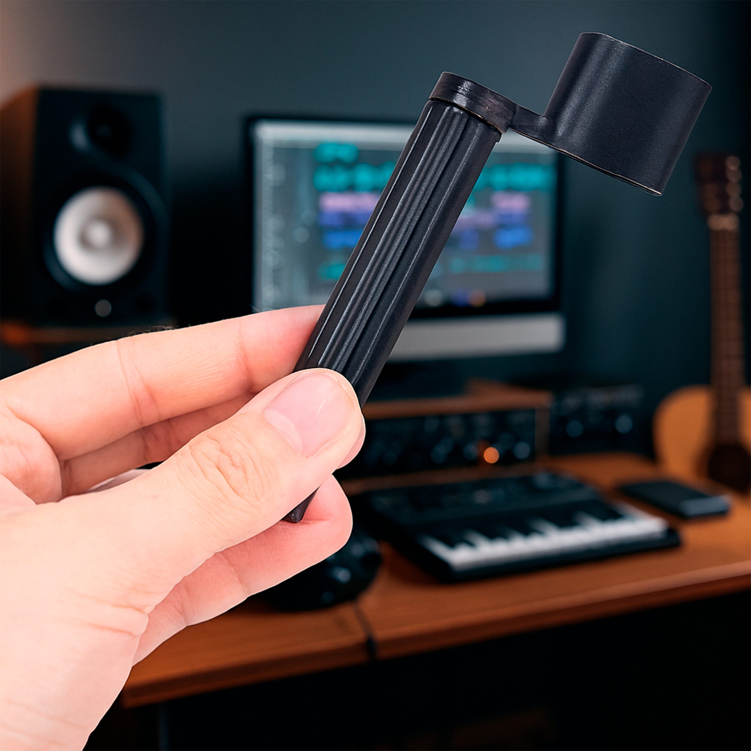 Bobinadora de Cuerdas para guitarra multifuncional marca Estilo Music enrollador y desenrollador de cuerdas con extractor de pines de puente