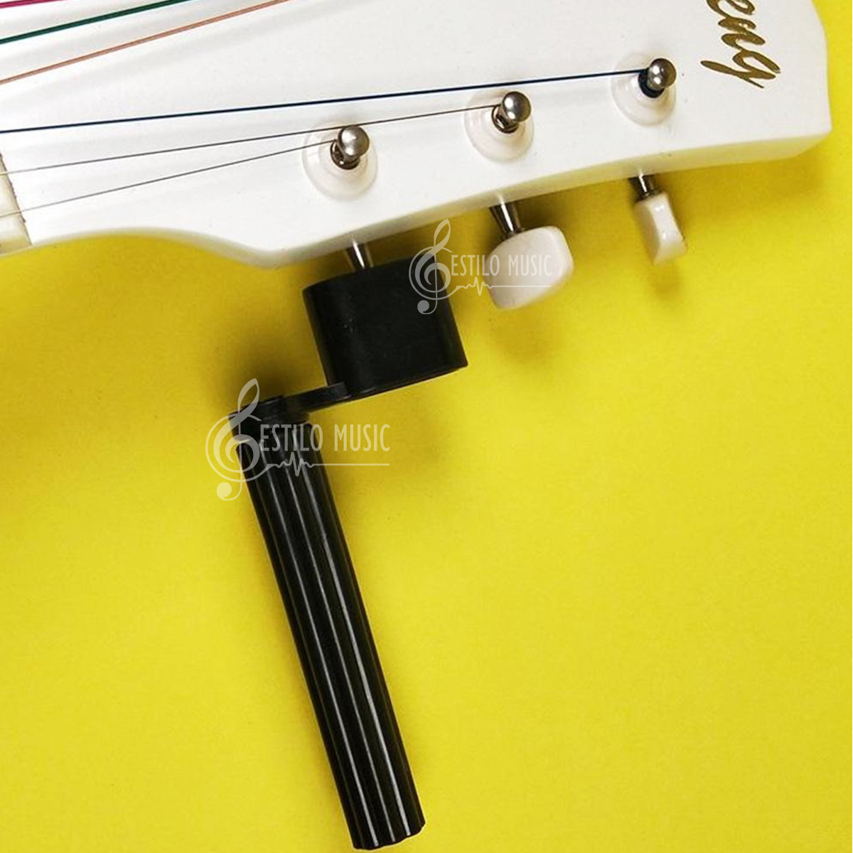 Bobinadora de Cuerdas para guitarra multifuncional marca Estilo Music enrollador y desenrollador de cuerdas con extractor de pines de puente
