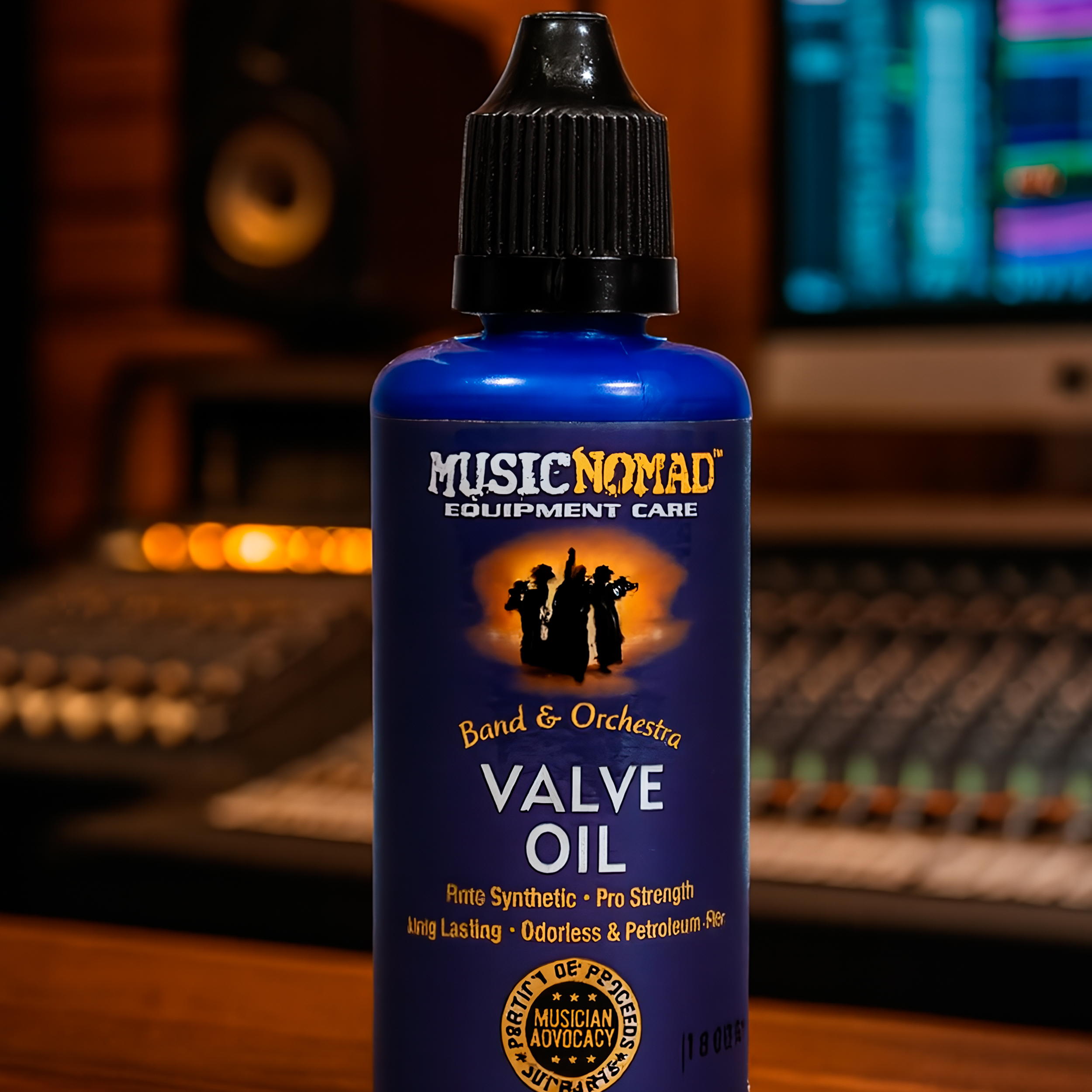 Aceite Embolo MN703 Music Nomad – aceite sintético para válvulas, fórmula pura, no tóxico, acción rápida y duradera