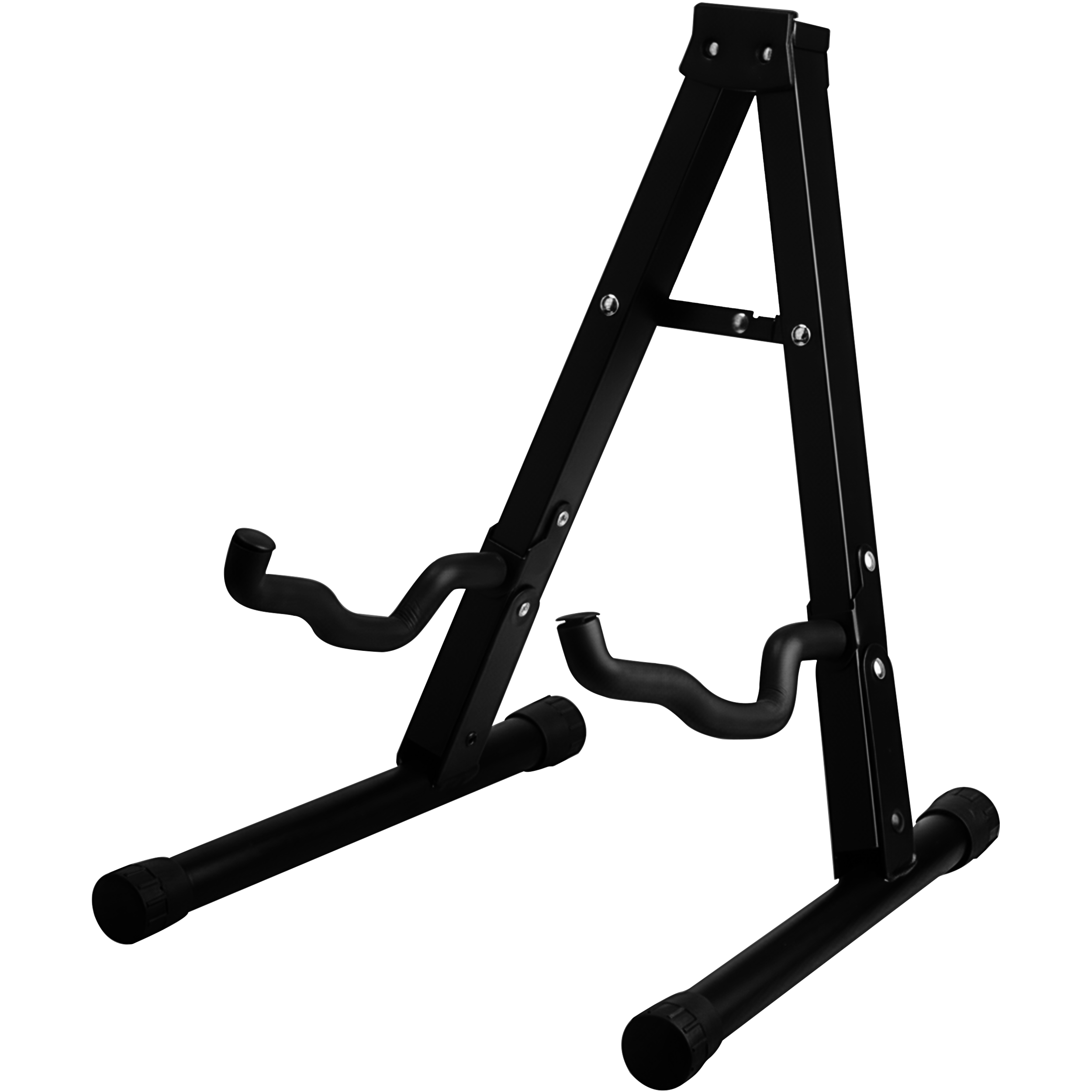 Base Soporte de Guitarra plegable metálica con recubrimiento de silicón antideslizante, diseño compacto para viaje, violin, bajo, guitarra electrica, bajoloche, banjo, mandolina RM44