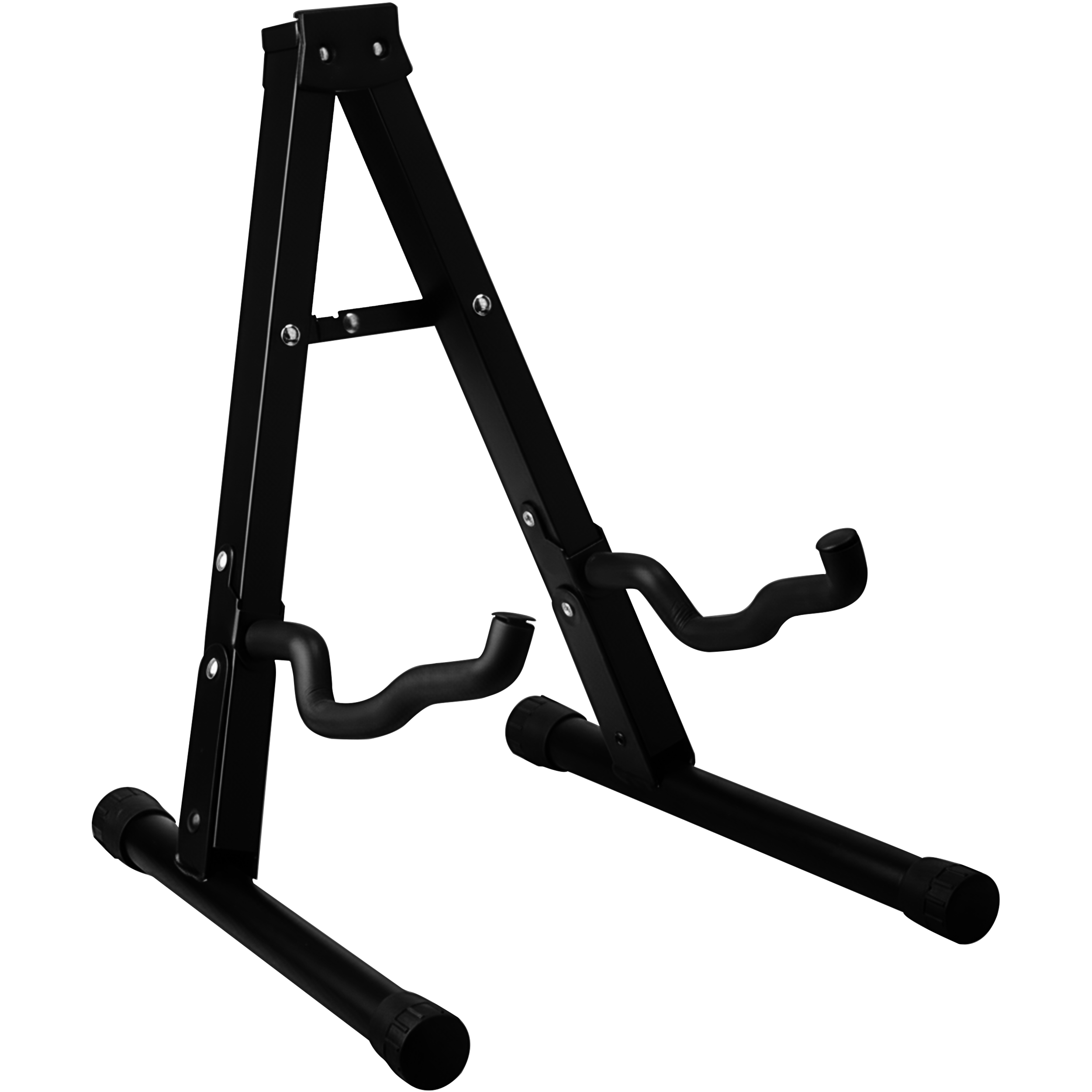 Base Soporte de Guitarra plegable metálica con recubrimiento de silicón antideslizante, diseño compacto para viaje, violin, bajo, guitarra electrica, bajoloche, banjo, mandolina RM44