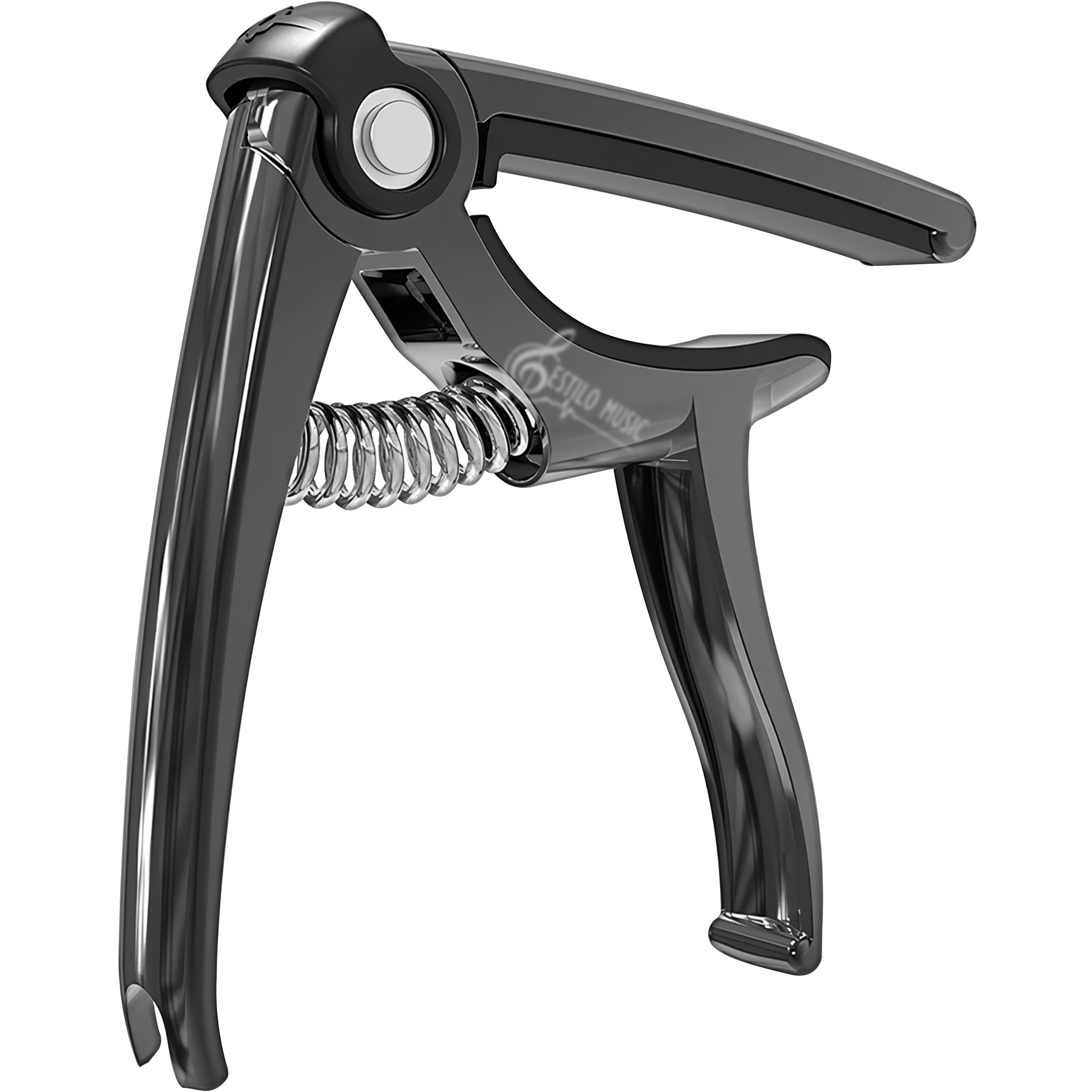 Capotraste Capo Guitarra 4-en-1: cejilla, corta cuerdas, quita pines y pick holder multifuncional para Guitarra, herramienta 4-en-1 que corta cuerdas, extrae pines, sujeta púas y funciona como capo BD01