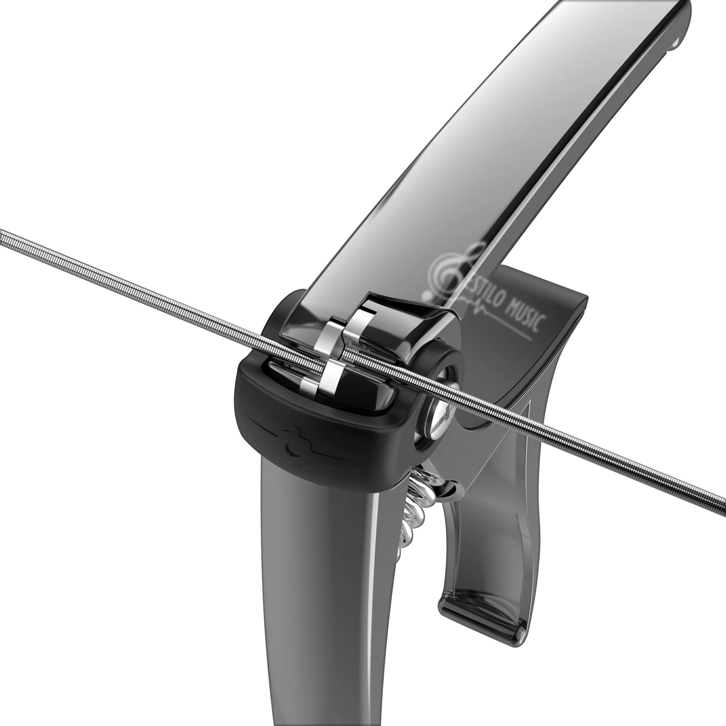 Capotraste Capo Guitarra 4-en-1: cejilla, corta cuerdas, quita pines y pick holder multifuncional para Guitarra, herramienta 4-en-1 que corta cuerdas, extrae pines, sujeta púas y funciona como capo BD01