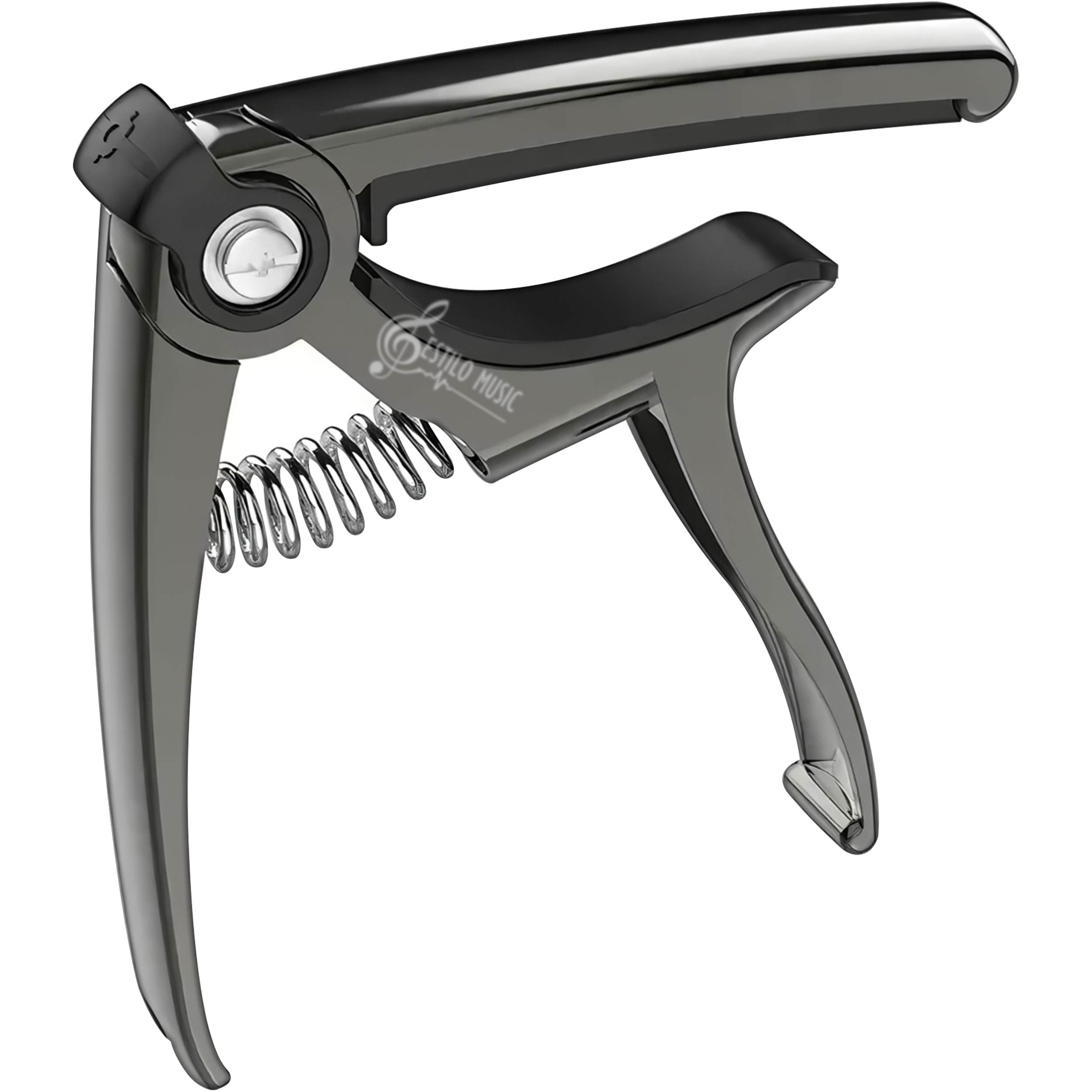 Capotraste Capo Guitarra 4-en-1: cejilla, corta cuerdas, quita pines y pick holder multifuncional para Guitarra, herramienta 4-en-1 que corta cuerdas, extrae pines, sujeta púas y funciona como capo BD01