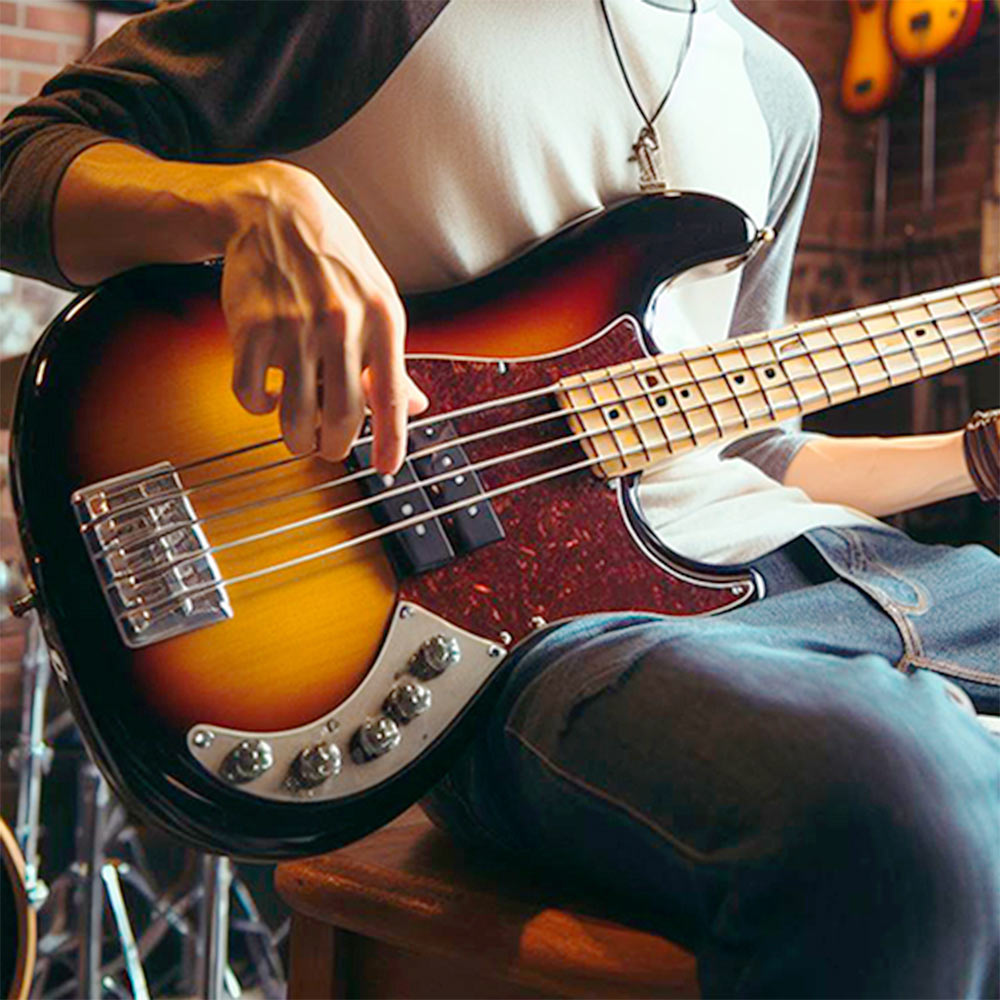 Curso de Bajo electrico – lecciones de afinación, posiciones de manos y uso de cuerdas paso a paso, con actualizaciones gratuitas tutoriales sencillos practicas CURS BAJO ELECTRICO