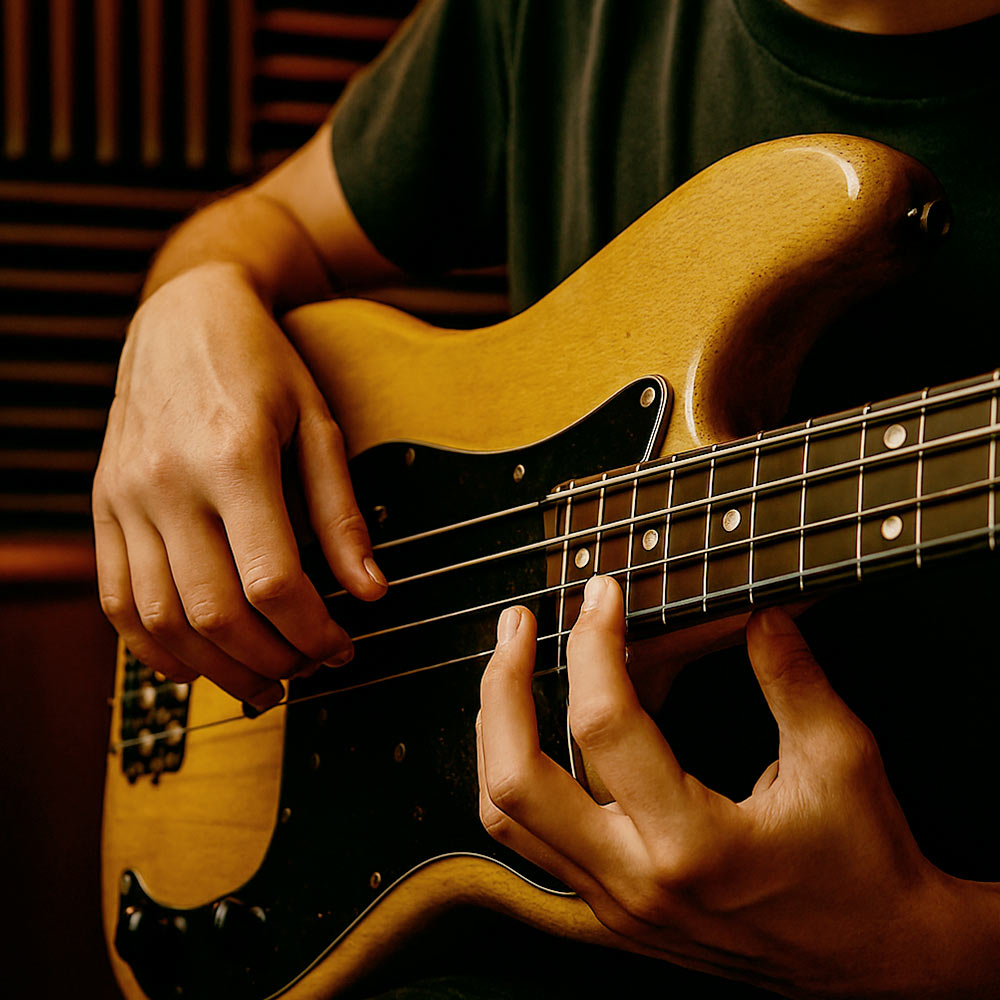 Curso de Bajo electrico – lecciones de afinación, posiciones de manos y uso de cuerdas paso a paso, con actualizaciones gratuitas tutoriales sencillos practicas CURS BAJO ELECTRICO