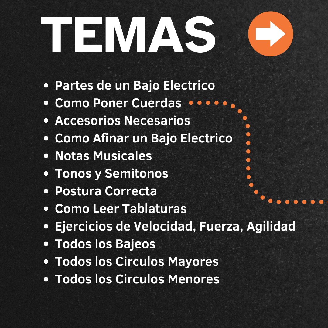 Curso de Bajo electrico – lecciones de afinación, posiciones de manos y uso de cuerdas paso a paso, con actualizaciones gratuitas tutoriales sencillos practicas CURS BAJO ELECTRICO