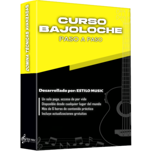 Curso de Bajoloche bajo acústico – lecciones de afinación, posiciones de manos y uso de cuerdas paso a paso, con actualizaciones gratuitas CURS BAJOLOCHE