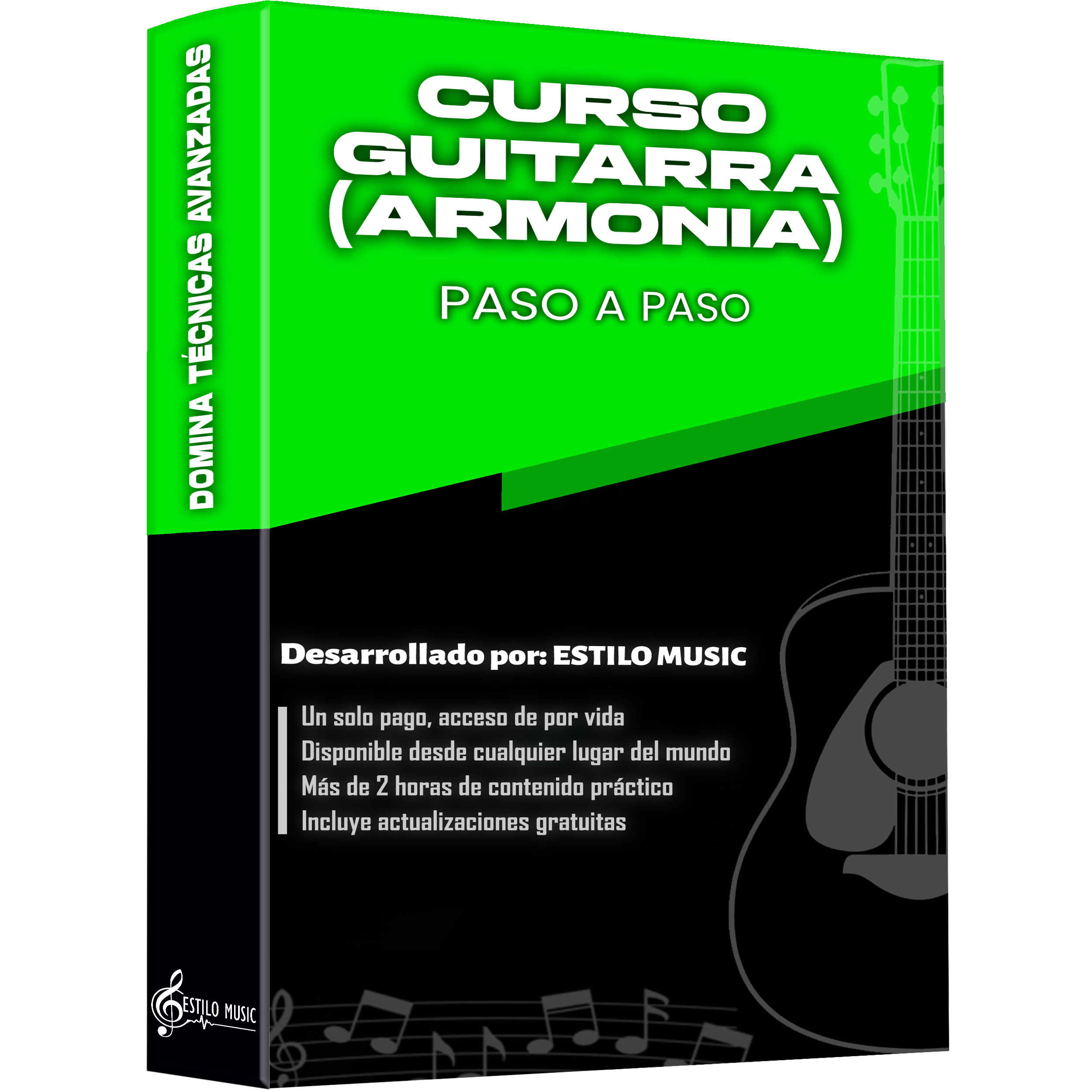 Curso Guitarra Armonia Estilo Music – aprende a tocar paso a paso desde cero con lecciones estructuradas y videos intuitivos CURS ARMONIA