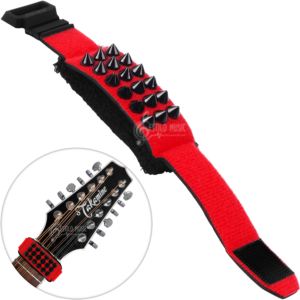 Fretwrap muteador de cuerdas ajustable de 20 cm, algodón suave para silenciar armónicos en guitarra sordina silenciador muteador FWGA