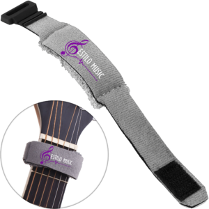 Fretwrap muteador de cuerdas ajustable de 20 cm, algodón suave para silenciar armónicos en guitarra sordina silenciador muteador