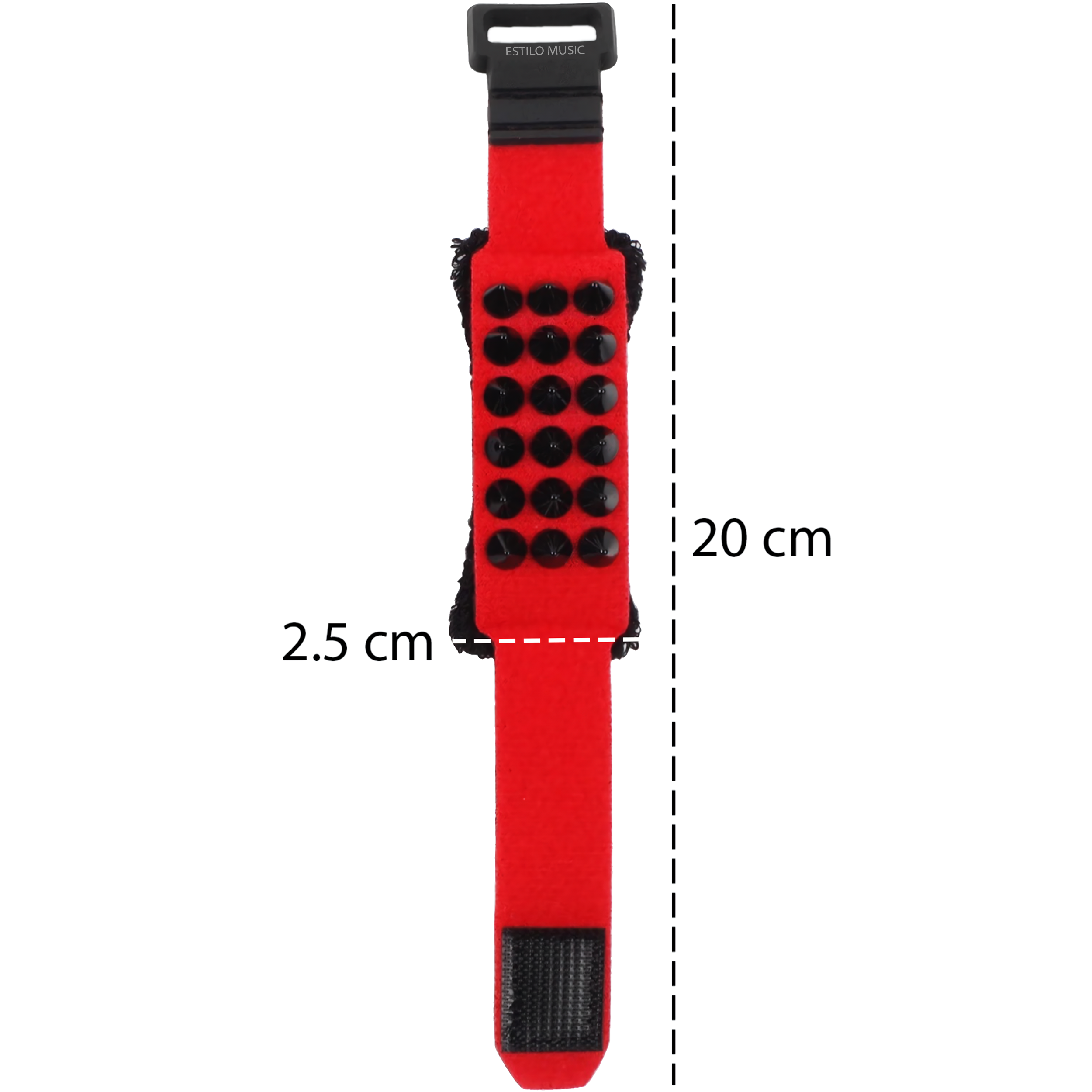 Fretwrap muteador de cuerdas ajustable de 20 cm, algodón suave para silenciar armónicos en guitarra sordina silenciador muteador FWGA