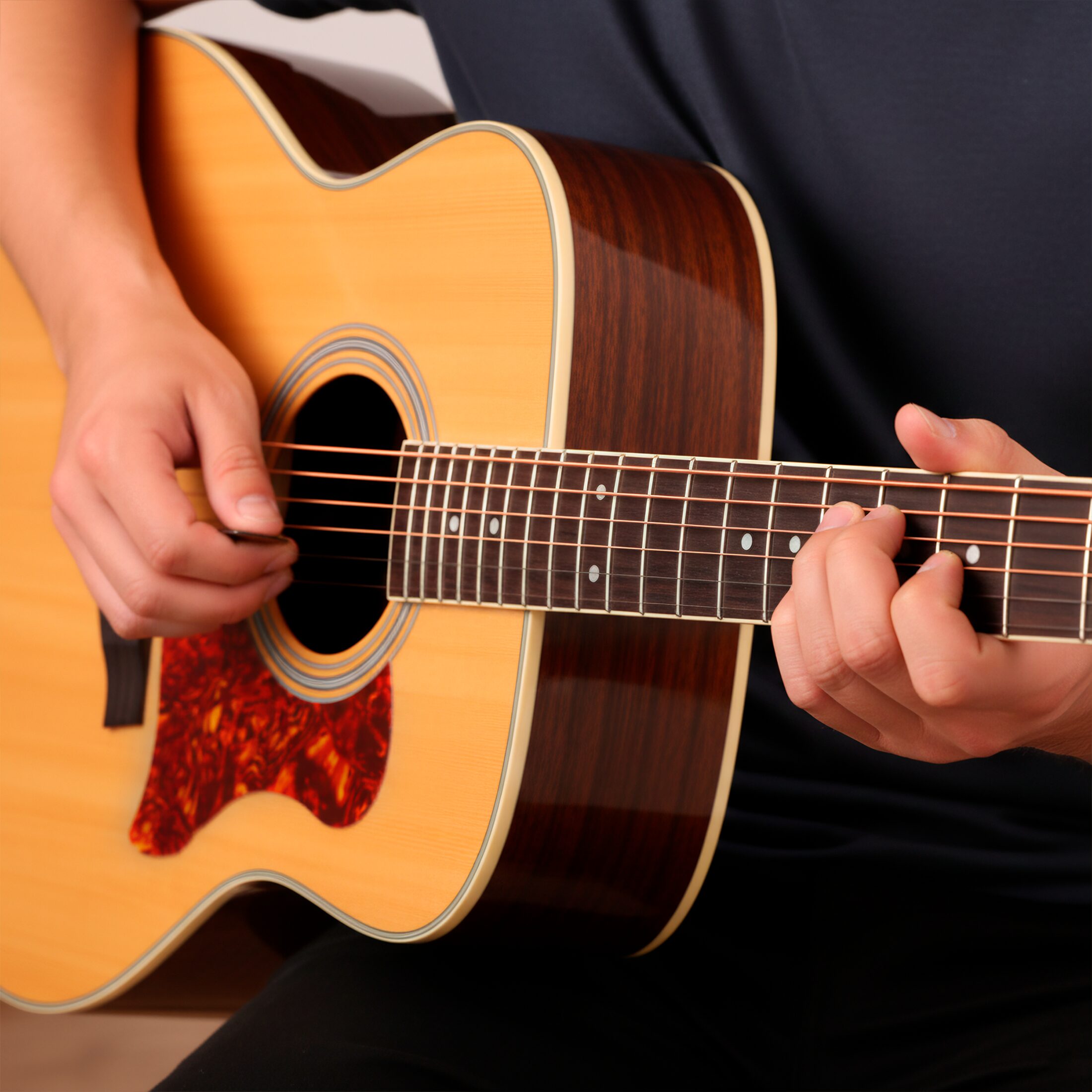 Golpeador de Guitarra Protector de PVC marca genérica para guitarra acústica, clásica y bajoloche, resistente a rayones con adhesivo fácil de instalar GPG10 E6