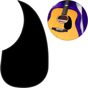 Golpeador de Guitarra Protector de PVC marca genérica para guitarra acústica, clásica y bajoloche, resistente a rayones con adhesivo fácil de instalar GPG10 E7