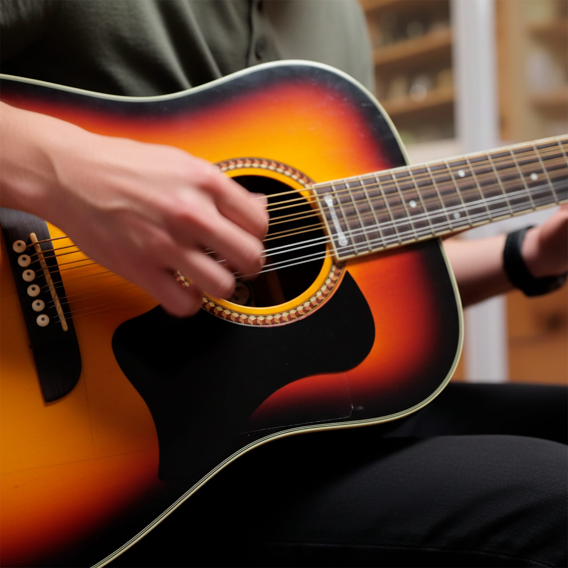 Golpeador de Guitarra Protector de PVC marca genérica para guitarra acústica, clásica y bajoloche, resistente a rayones c