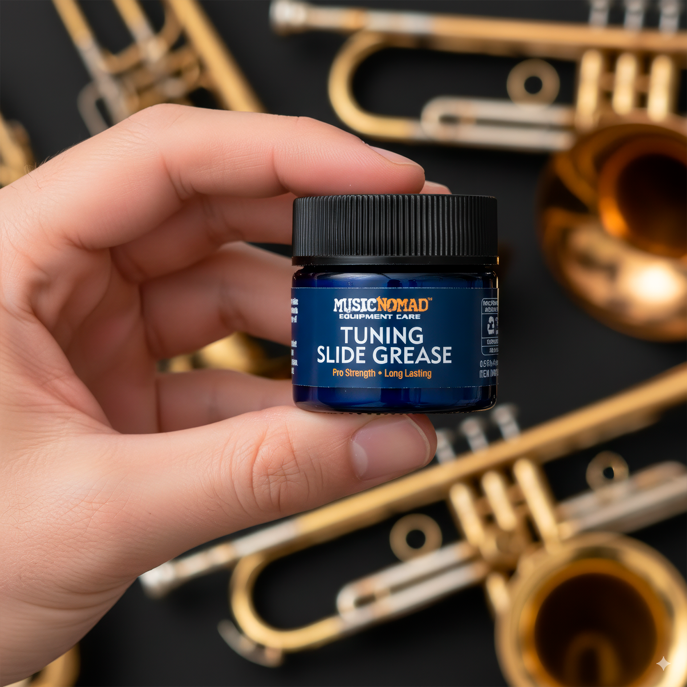 Grasa para bombas afinacion Music Nomad MN705, lubricante sintético 15 ml sin silicona ni lanolina para instrumentos de viento metal