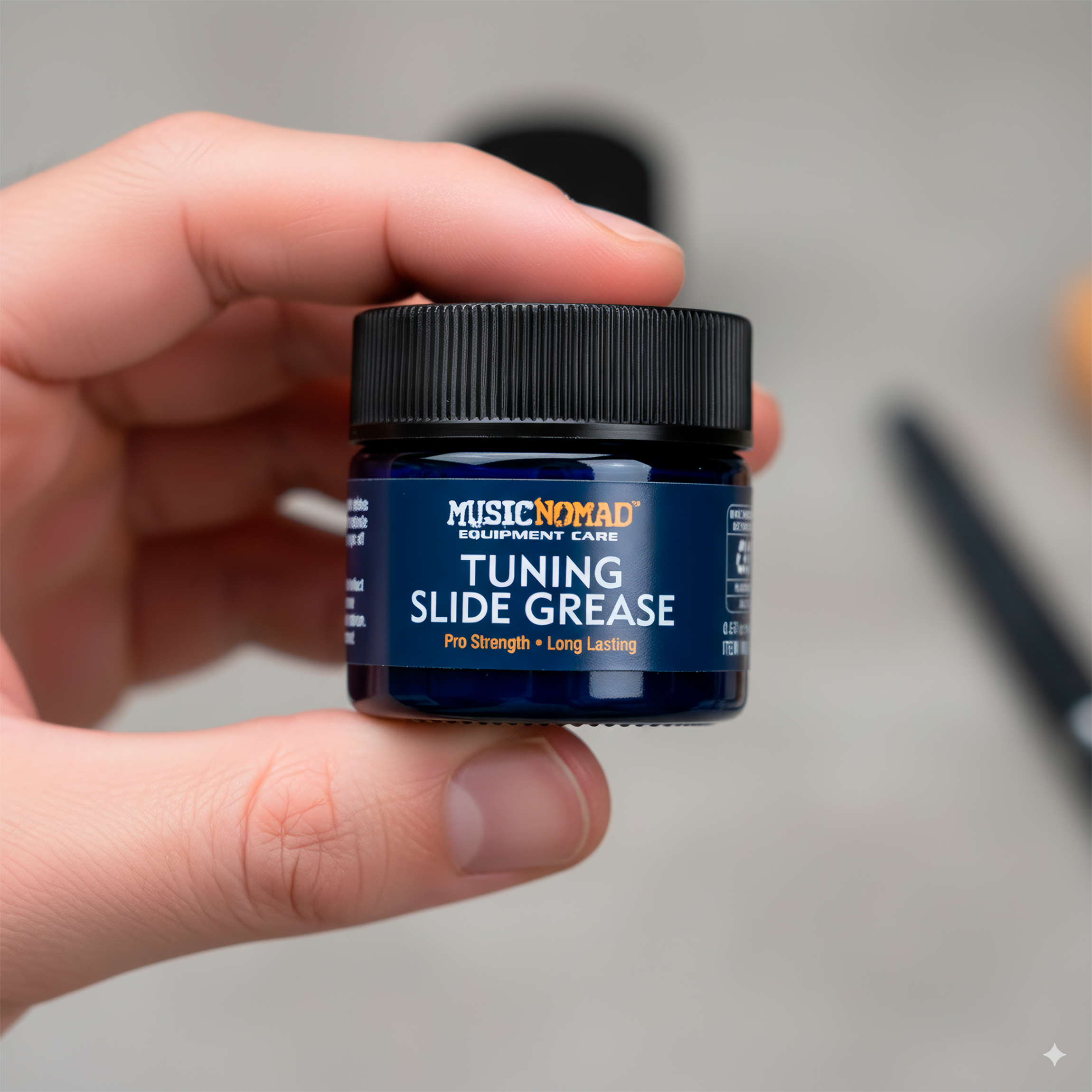 Grasa para bombas afinacion Music Nomad MN705, lubricante sintético 15 ml sin silicona ni lanolina para instrumentos de viento metal