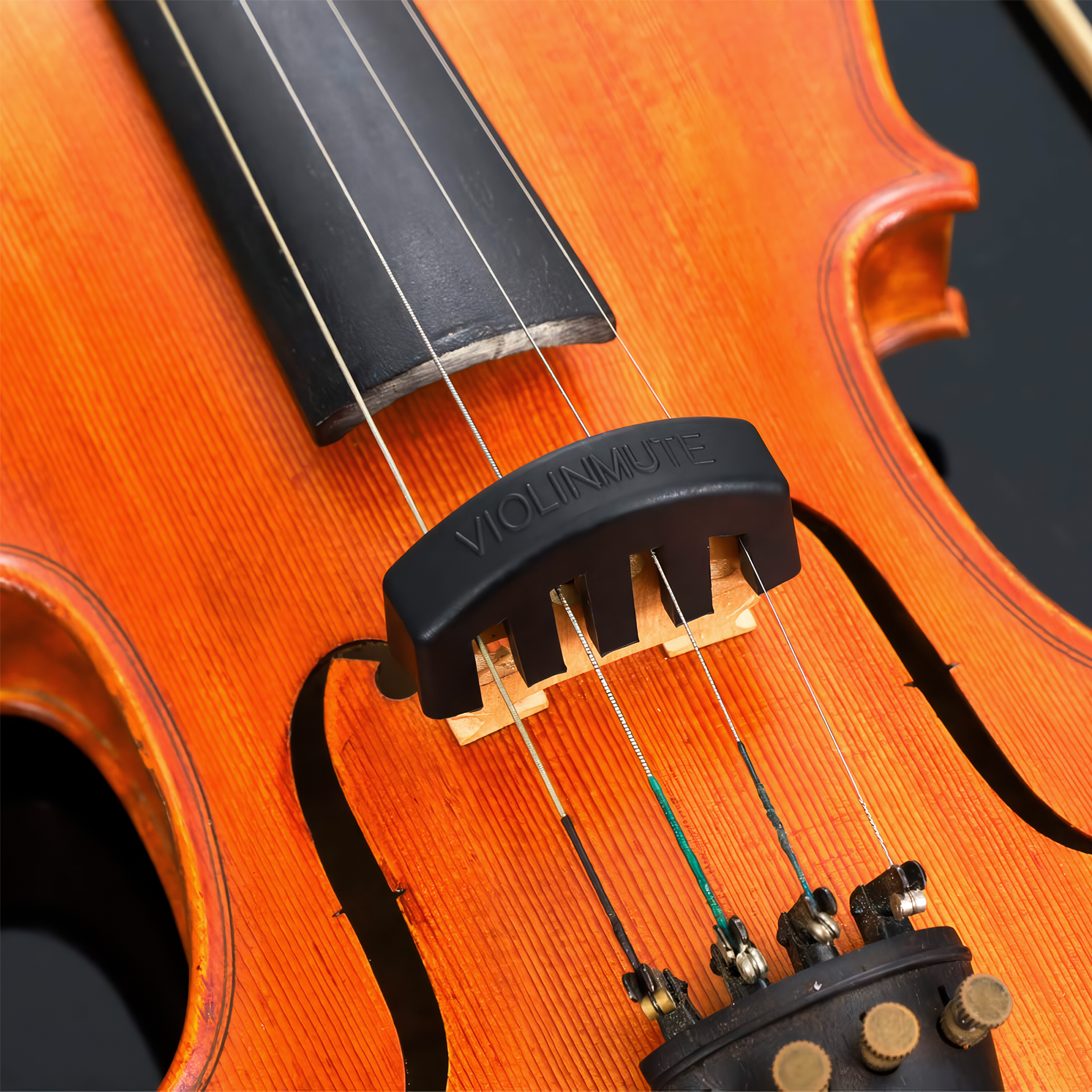 Muteador Violin Fretwrap silenciador para violín 4/4 y 3/4, material suave sin dañar cuerdas