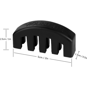 Muteador Violin Fretwrap silenciador para violín 4/4 y 3/4, material suave sin dañar cuerdas