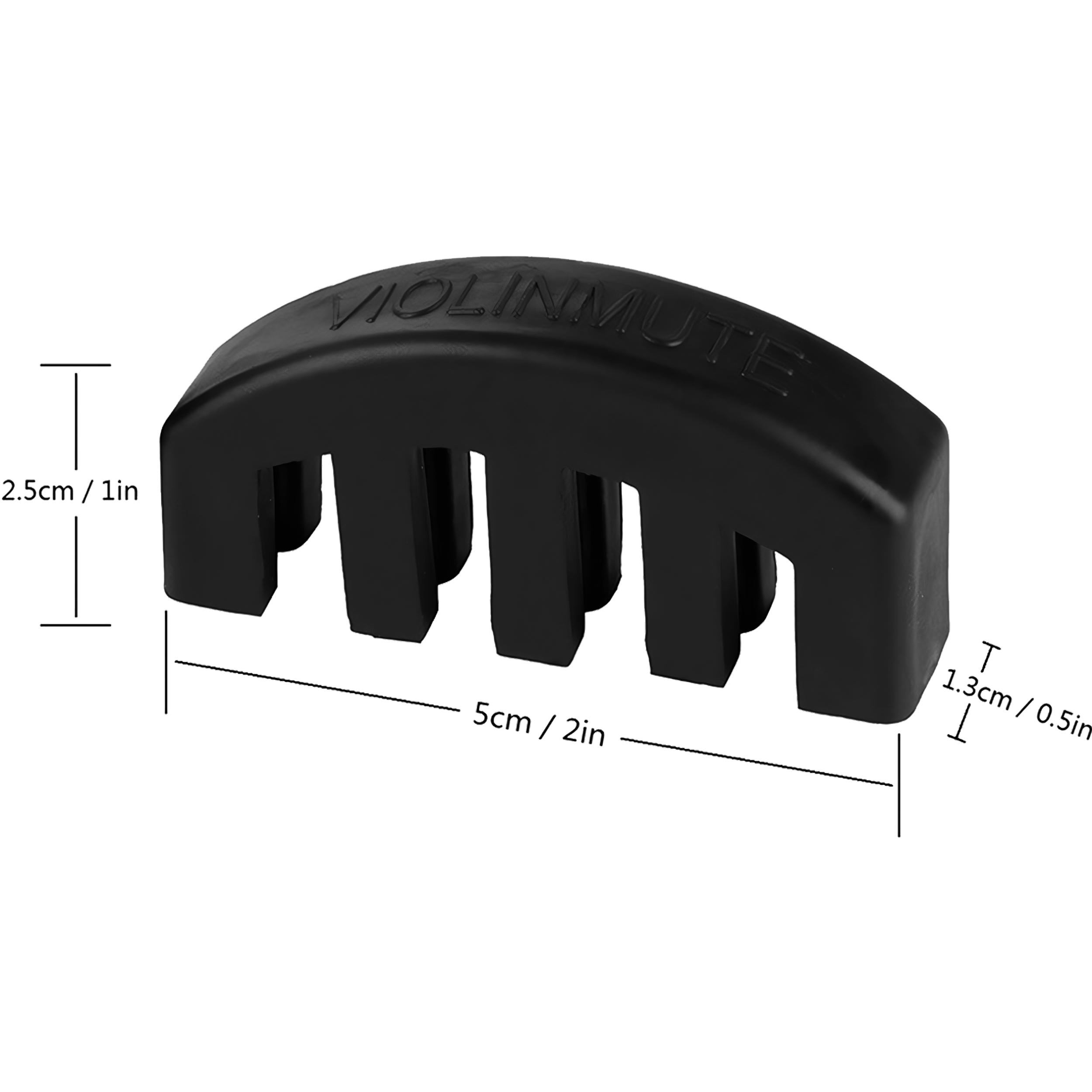 Muteador Violin Fretwrap silenciador para violín 4/4 y 3/4, material suave sin dañar cuerdas