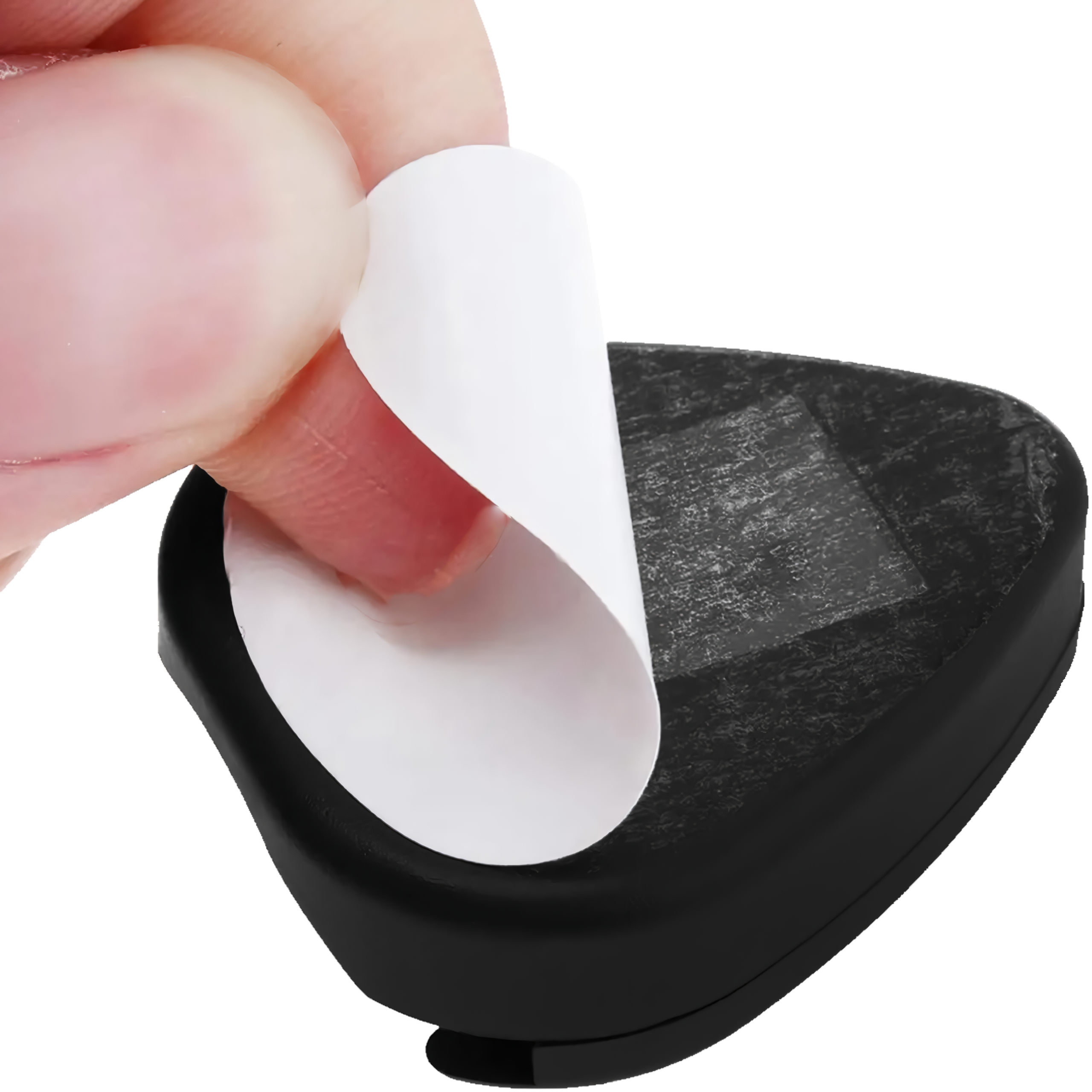 Porta puas de la marca Estilo Music, modelo Heart Shape, para guitarra con orificio para colgar, diseño compacto