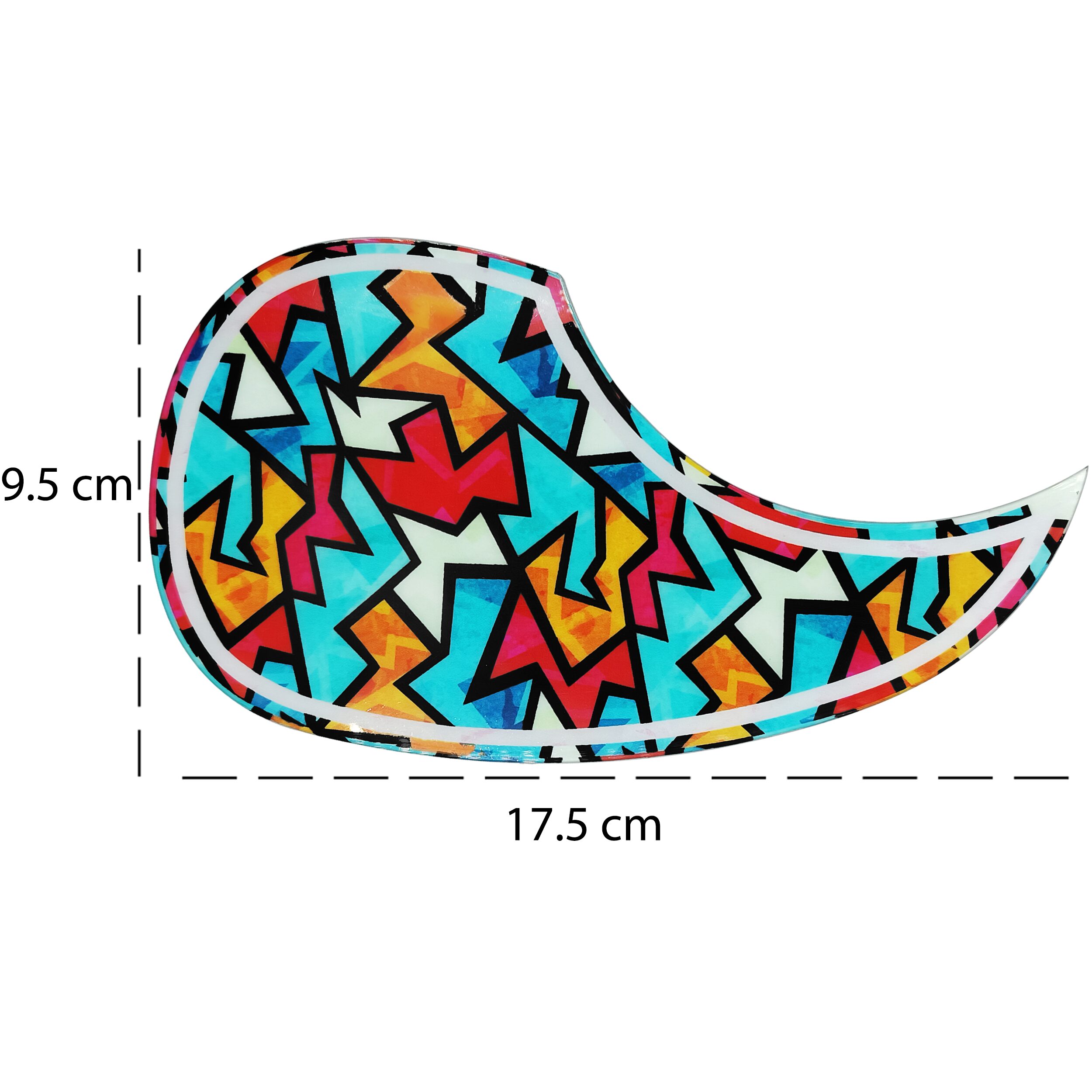 Protector de Guitarra Golpeador Estilo Music modelo para guitarra acústica pickguard que evita arañazos en la madera bajoloche guitarra clasica GGC10