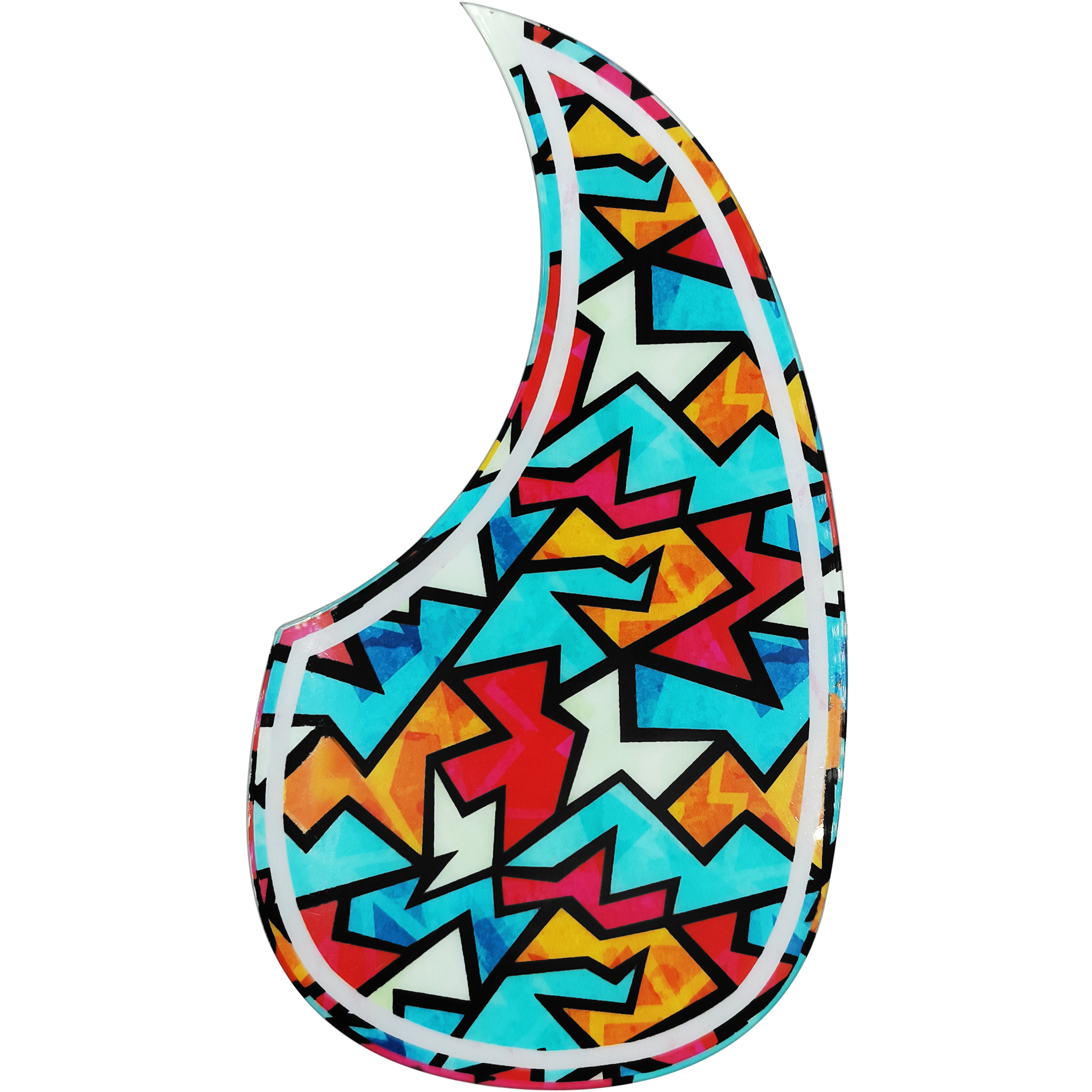 Protector de Guitarra Golpeador Estilo Music modelo para guitarra acústica pickguard que evita arañazos en la madera bajoloche guitarra clasica GGC10