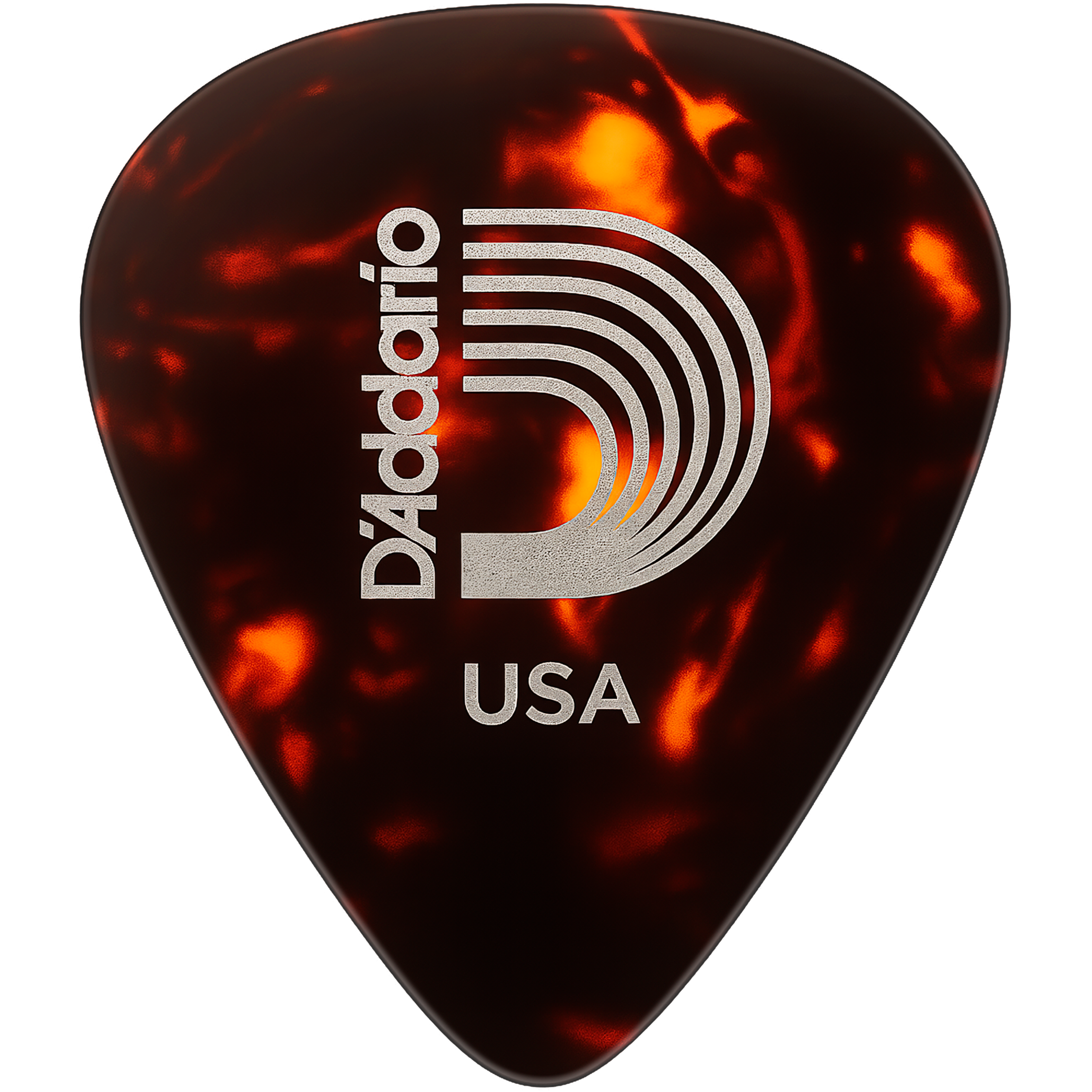 Puas Celuloide Daddario Planet Waves, paquete de 10 púas guitarra, diseño concha natural, calibre grueso 1mm, 0.5mm, 0.7mm, tono cálido y tacto cómodo - 1CSH6-10 1CSH4-10 1CSH2-10