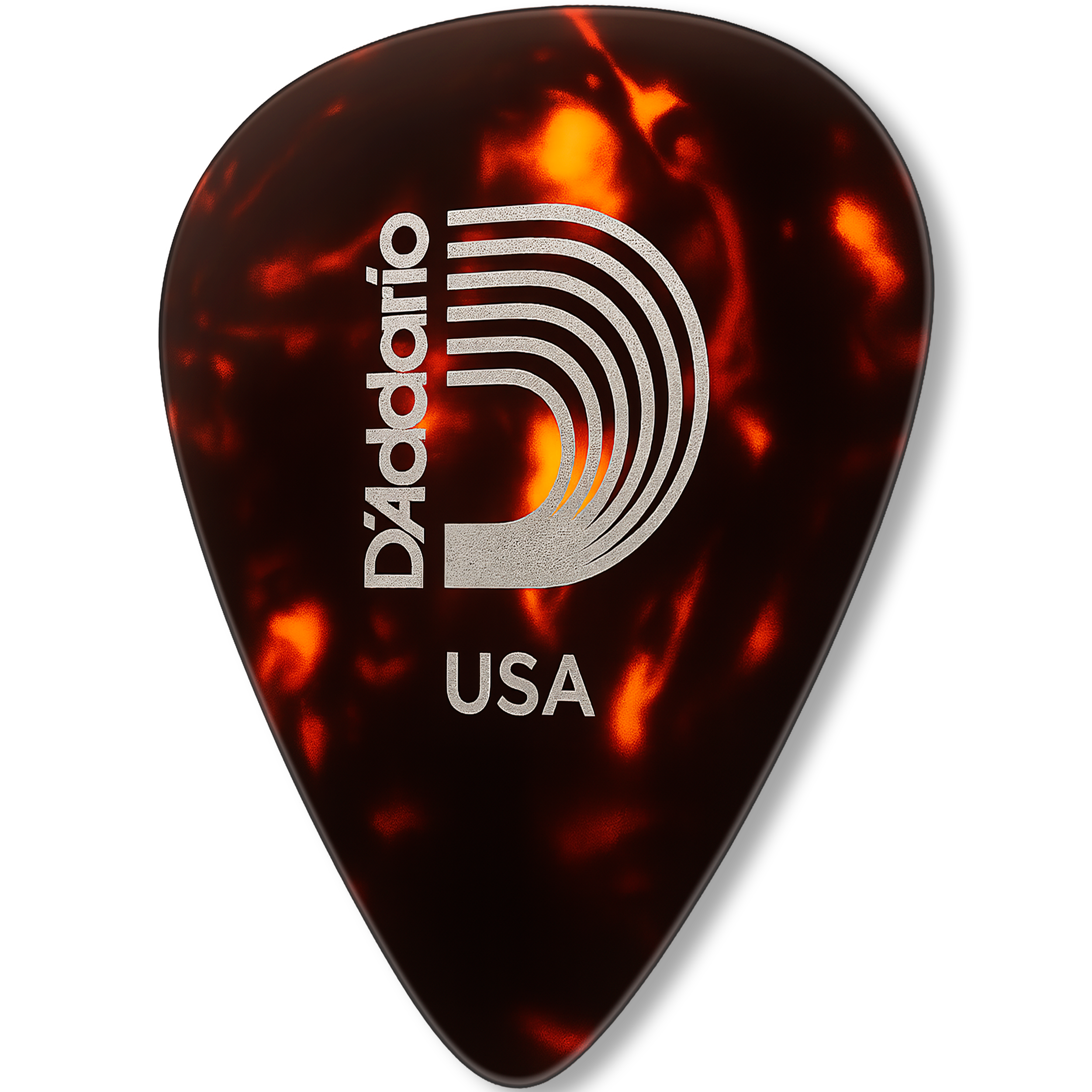 Puas Celuloide Daddario Planet Waves, paquete de 10 púas guitarra, diseño concha natural, calibre grueso 1mm, 0.5mm, 0.7mm, tono cálido y tacto cómodo - 1CSH6-10 1CSH4-10 1CSH2-10