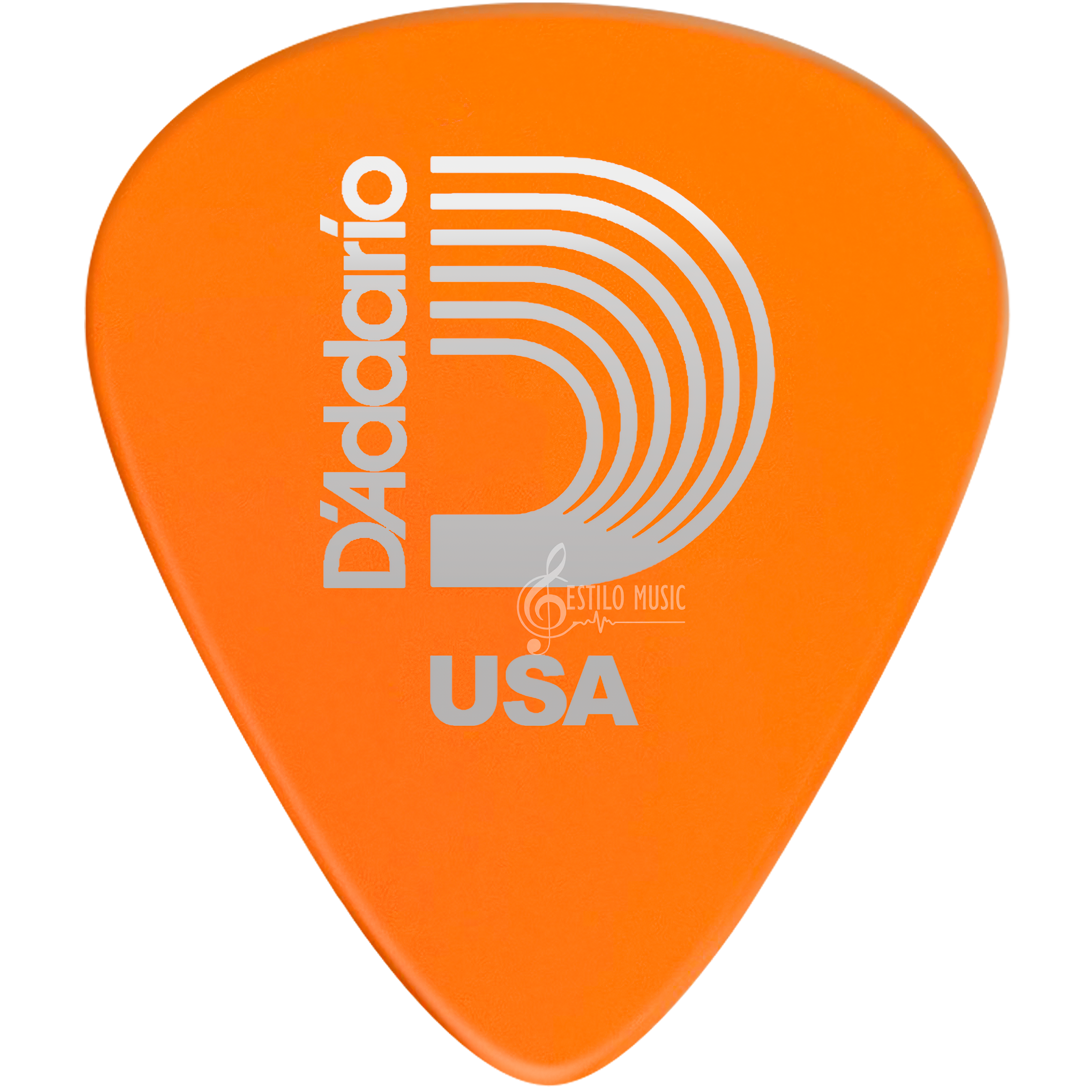 Puas Daddario Duralin 10-pack de 0.60 mm, set de plumillas anaranjadas Planet Waves Derlin, alta durabilidad y precisión 6DOR2-10