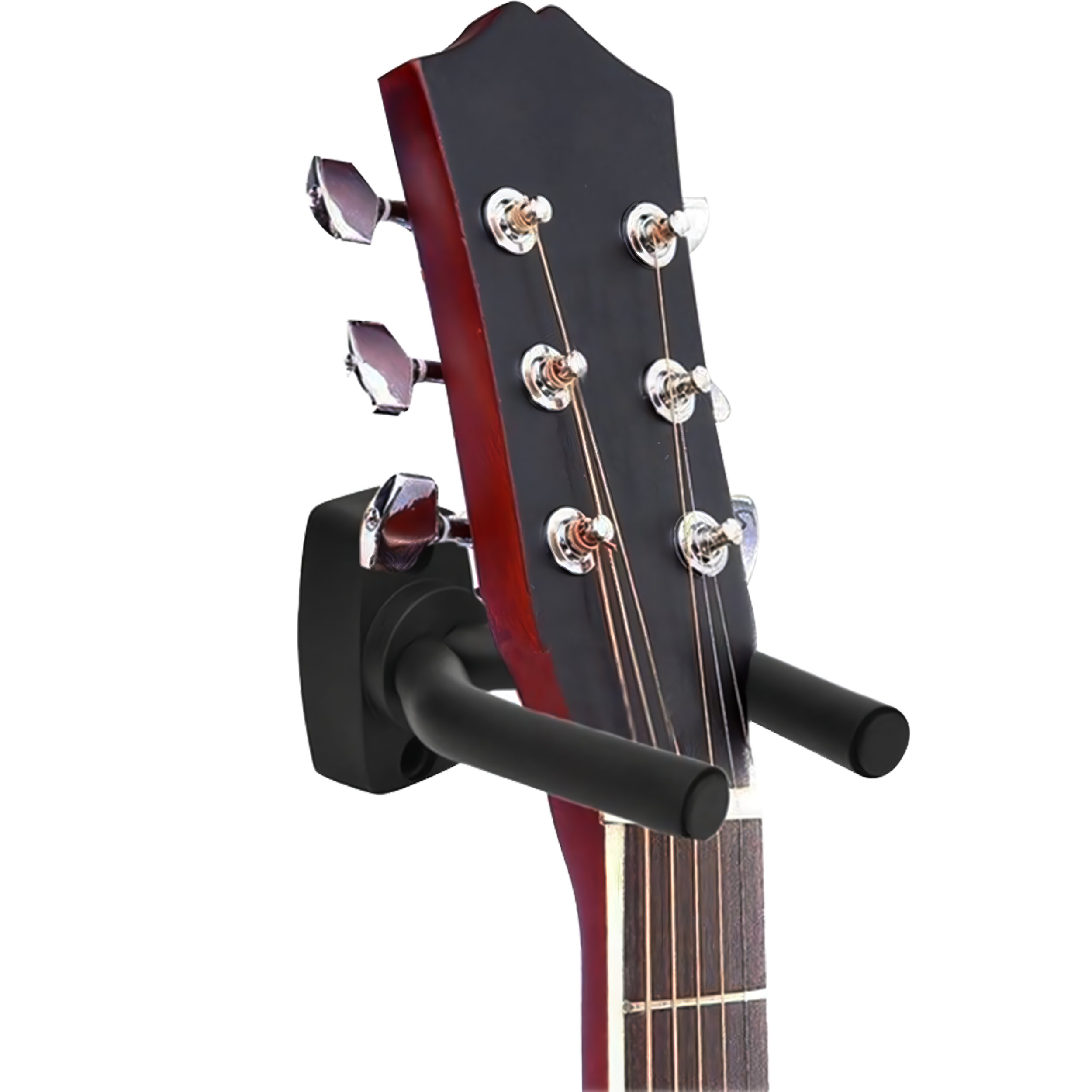 Soporte de Pared Guitarra para instrumentos de cuerda ideal para guitarra acústica, bajo y ukelele, diseño robusto y seguro SOPGA