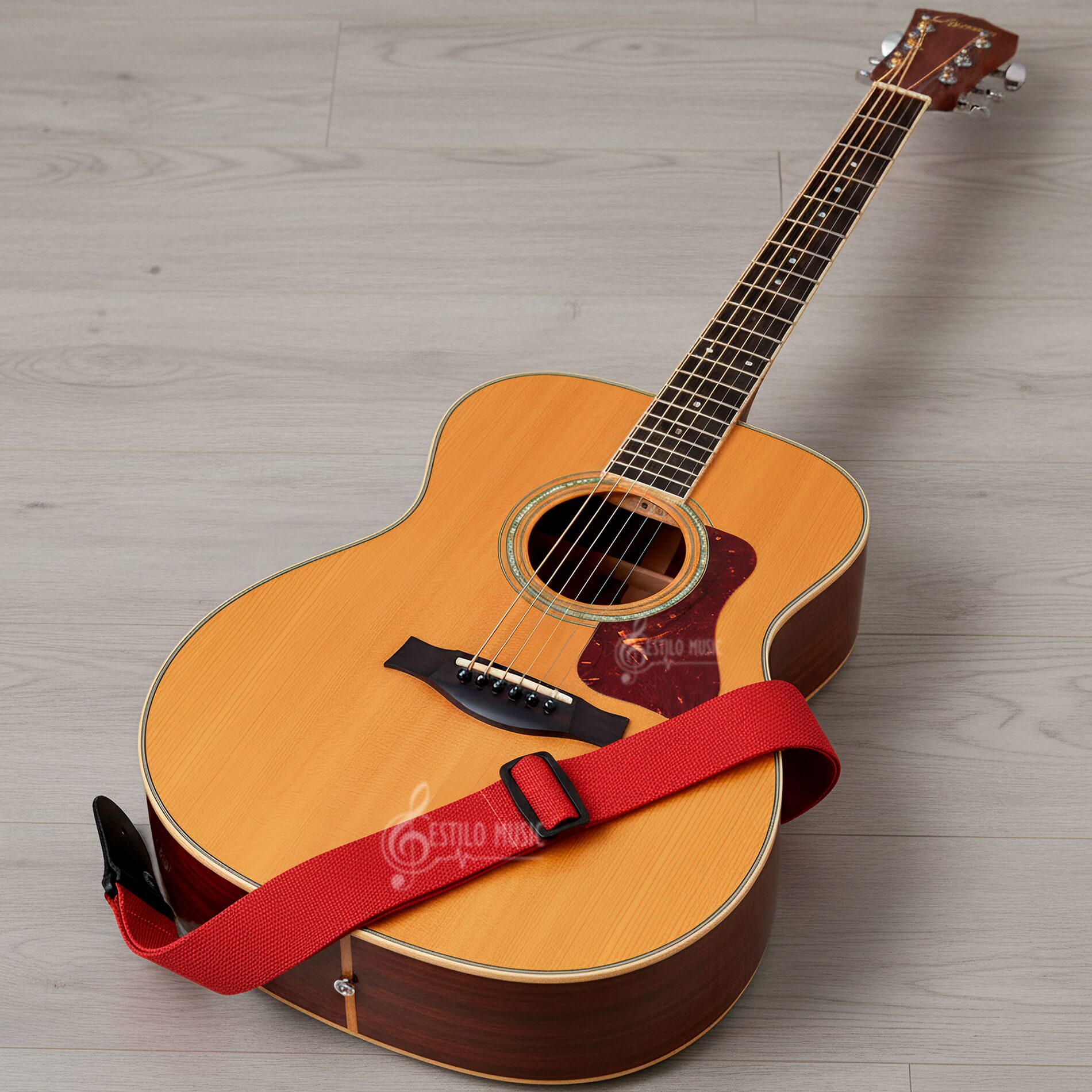 Tali Correa de Guitarra Planet Waves polipropileno negro ajustable resistente y duradero marca daddario rojo, bajo guitarra electrica bajoloche - PWS101