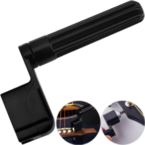 Bobinadora de Cuerdas Maxtone de plástico para guitarra acústica y eléctrica con función para enrollar y aflojar cuerdas - GW15 NEGRO