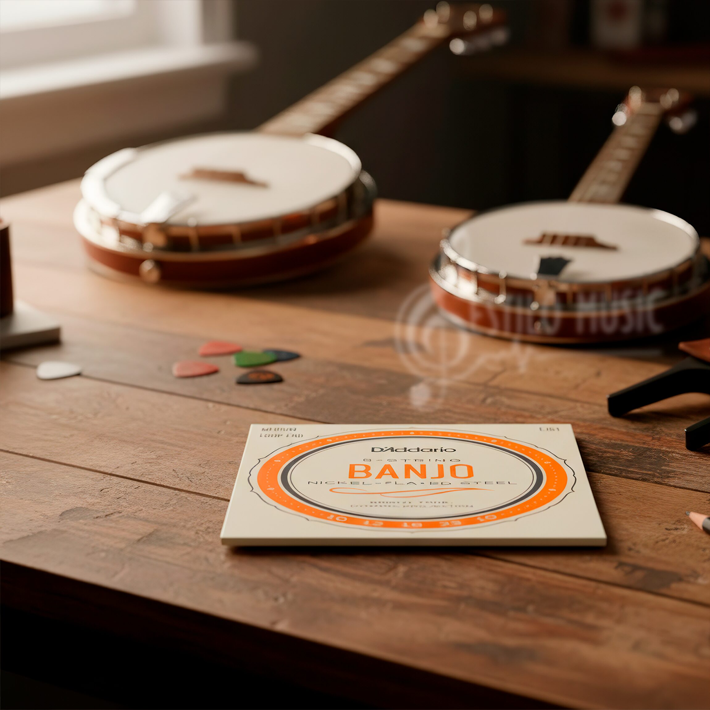 Cuerdas Banjo EJ61 Daddario Set 5 Cuerdas Calibres 010-023 - Imagen 7