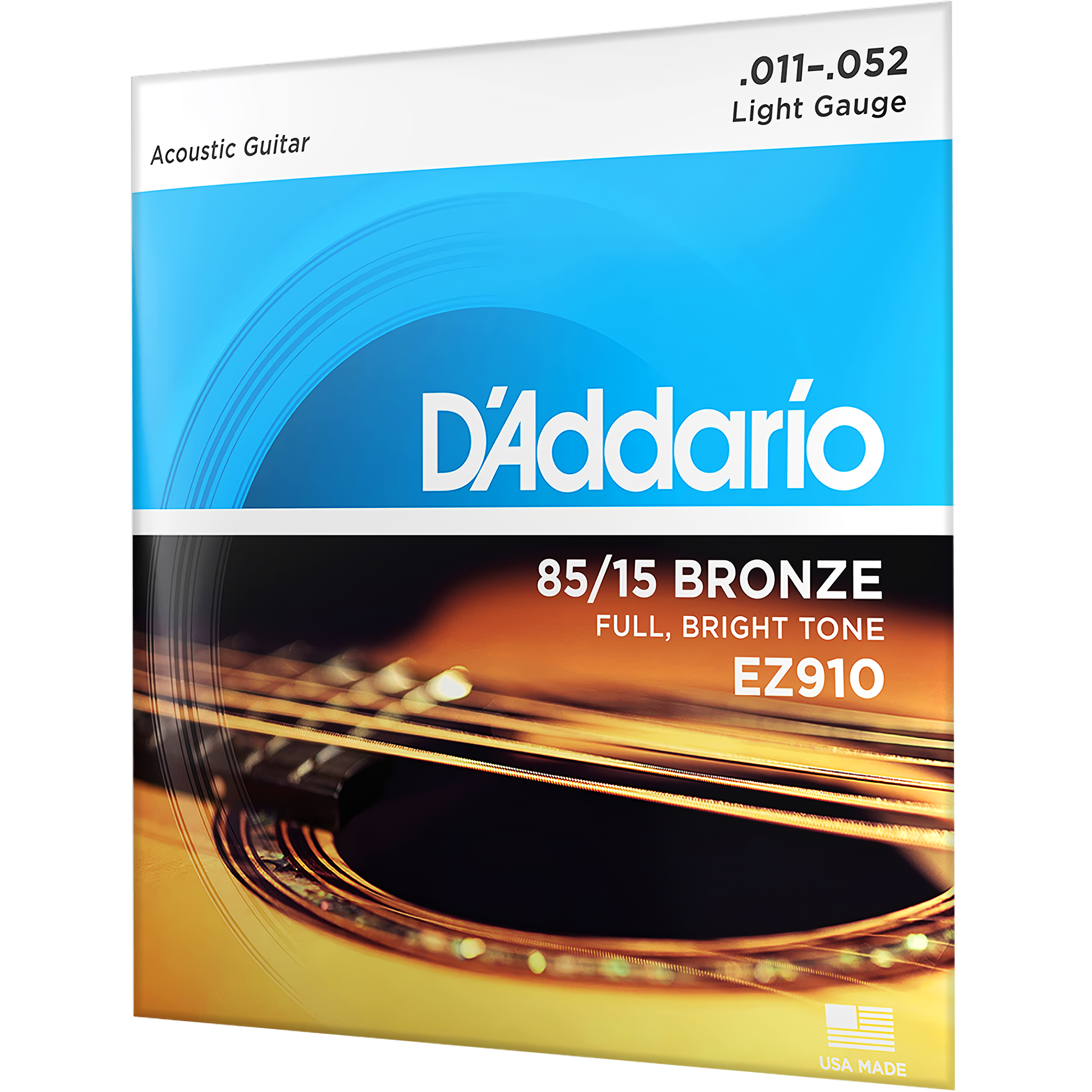 Cuerdas Daddario EZ910 P/ Guitarra Tensión 0.011 - 0.052 - Imagen 3