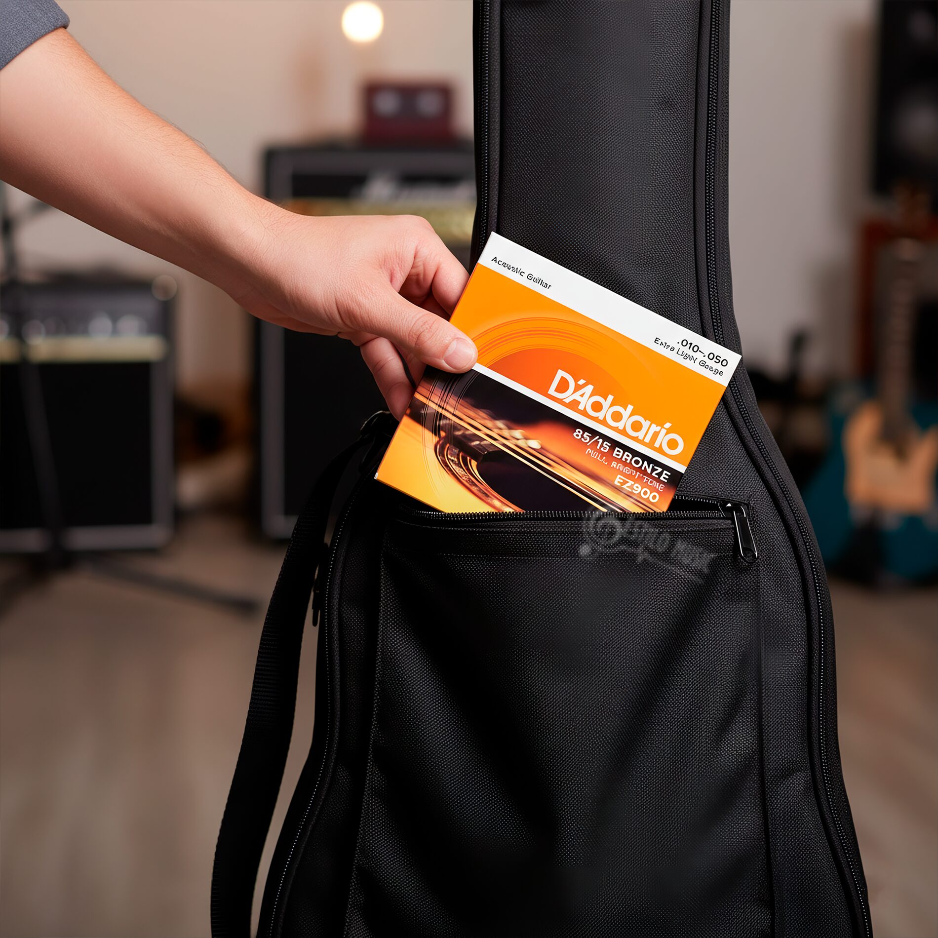D’Addario EZ900 cuerdas acústicas 85/15 Bronze, calibre extra light .010-.050, tono balanceado y gran proyección daddario