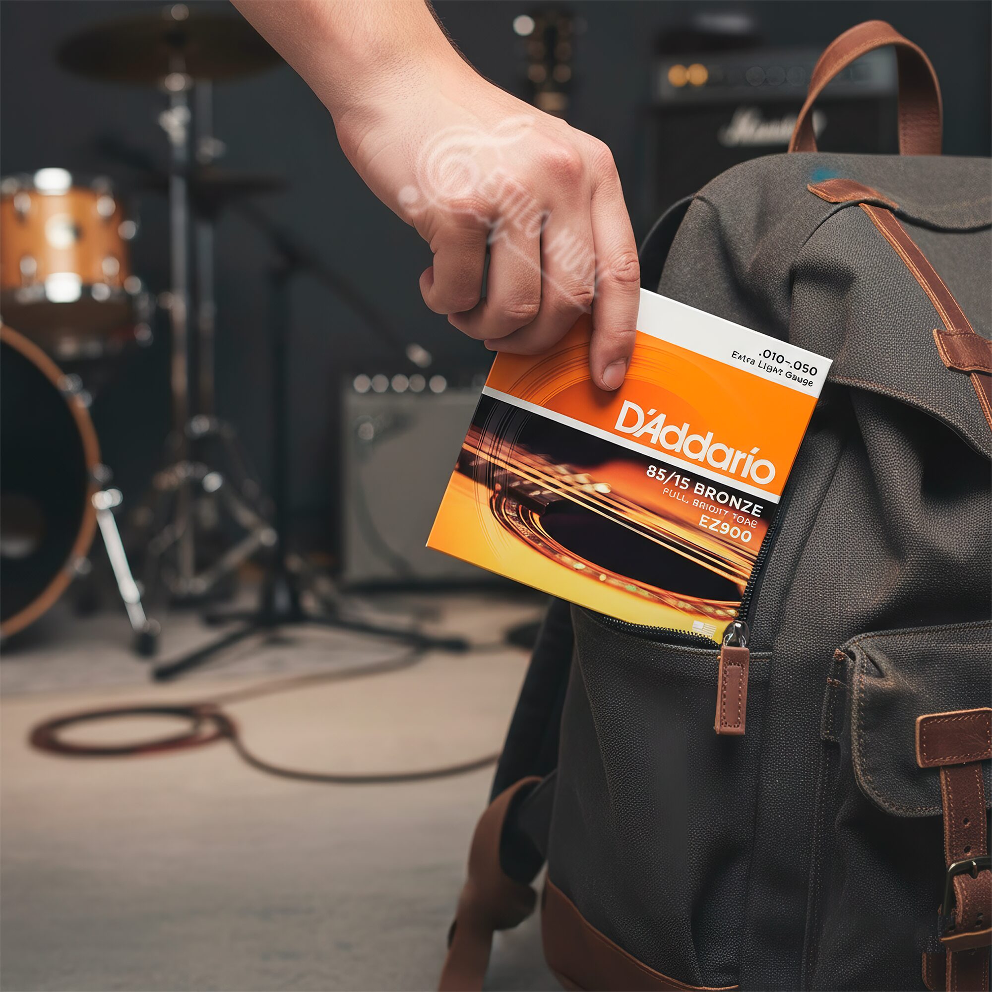 D’Addario EZ900 cuerdas acústicas 85/15 Bronze, calibre extra light .010-.050, tono balanceado y gran proyección daddario