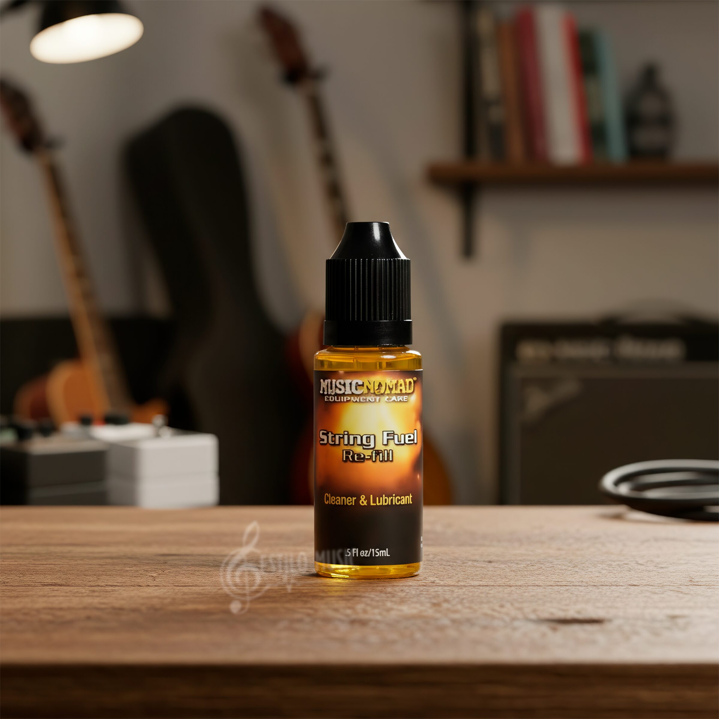 Limpiador Cuerdas Guitarra MN120 Music Nomad repuesto String Fuel para limpieza y lubricación de cuerdas.