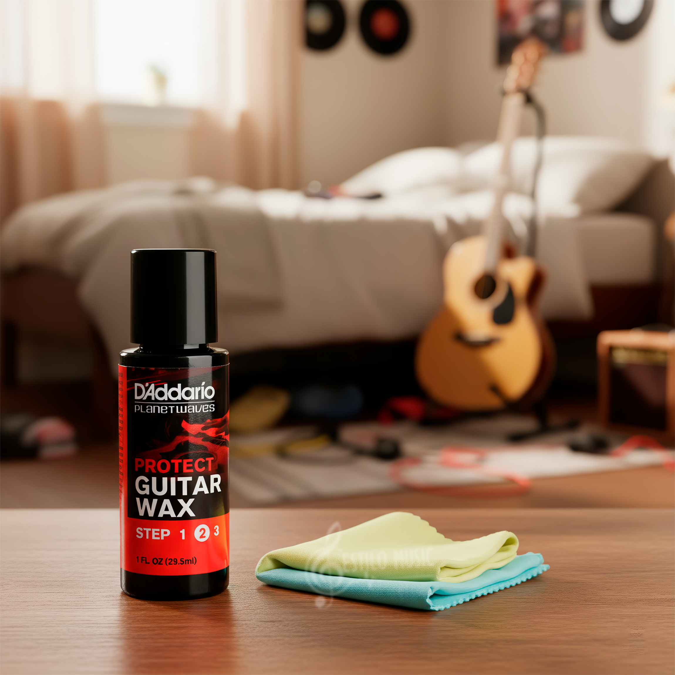 Limpiador Instrumentos PW-PL-02S Daddario Planet Waves crema protectora y selladora para guitarra.