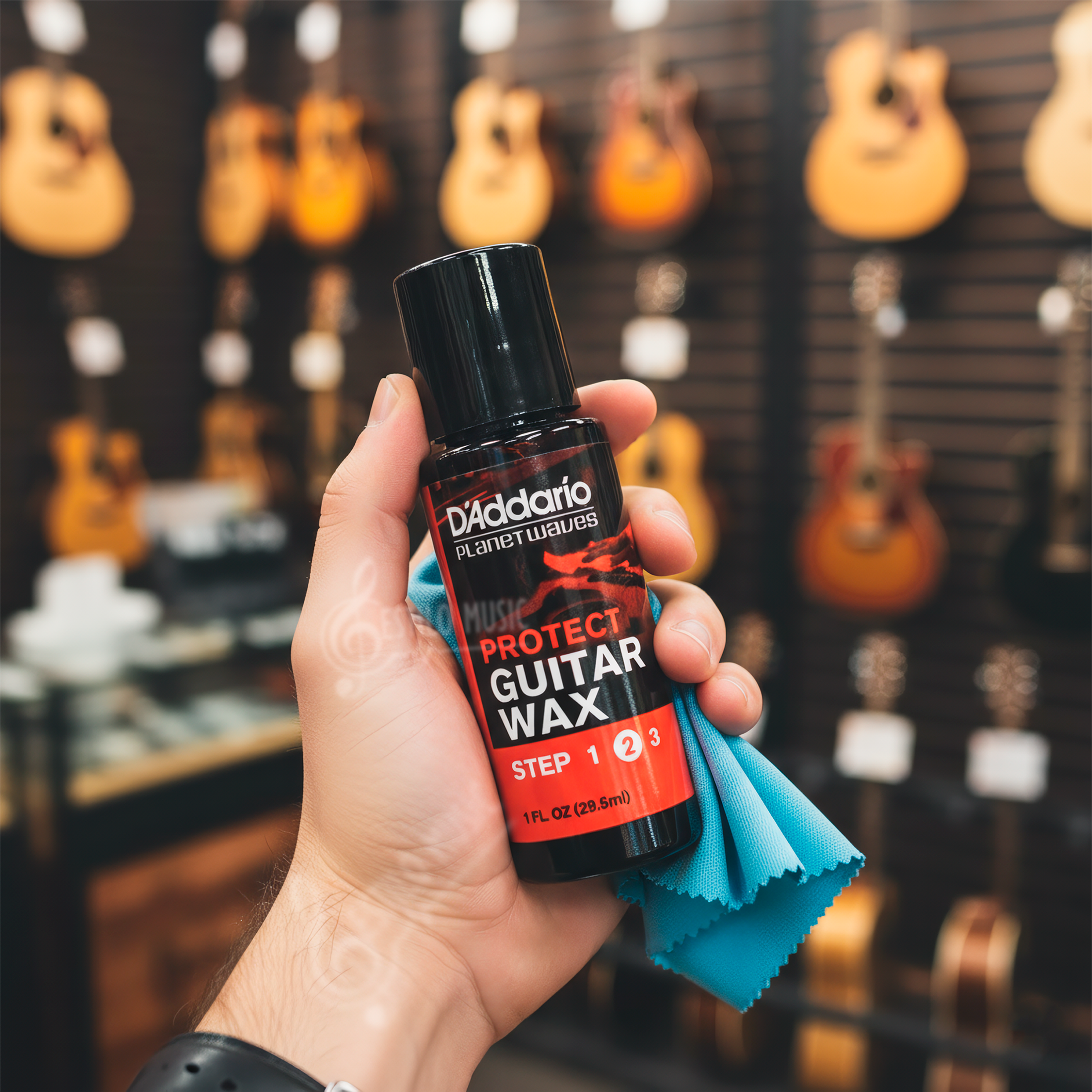 Limpiador Instrumentos PW-PL-02S Daddario Planet Waves crema protectora y selladora para guitarra.