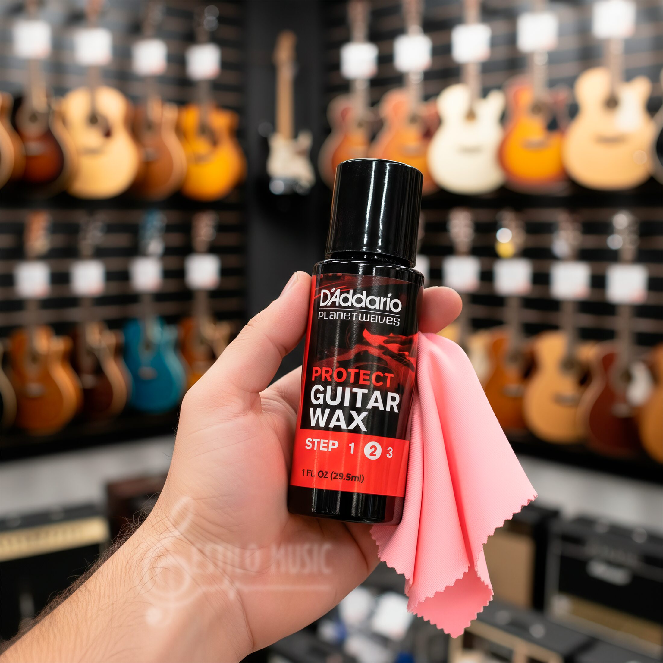 Limpiador Instrumentos PW-PL-02S Daddario Planet Waves crema protectora y selladora para guitarra.