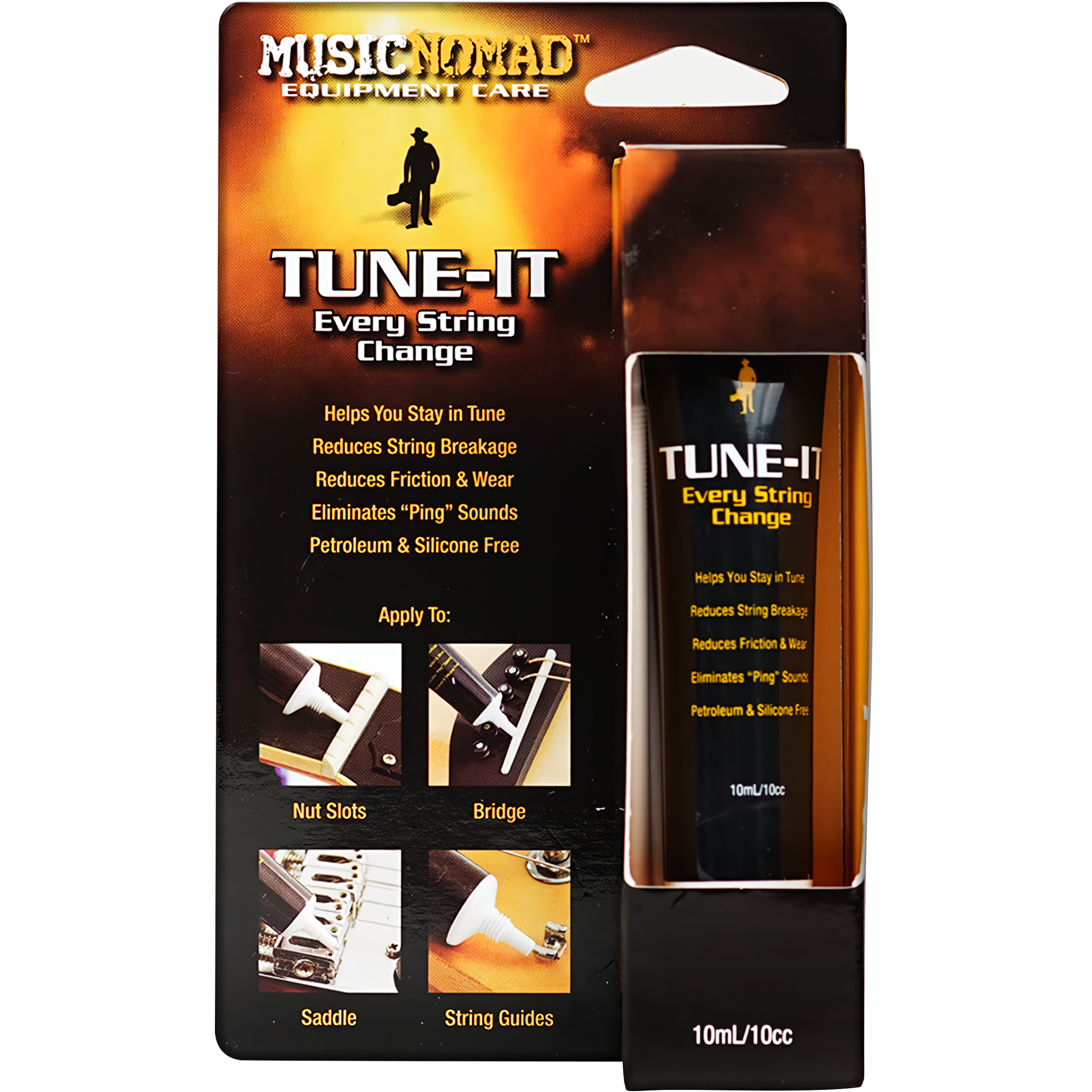 Lubricante P/ Cuerdas Guitarra Music Nomad MN106 para mejorar afinación y reducir desgaste.