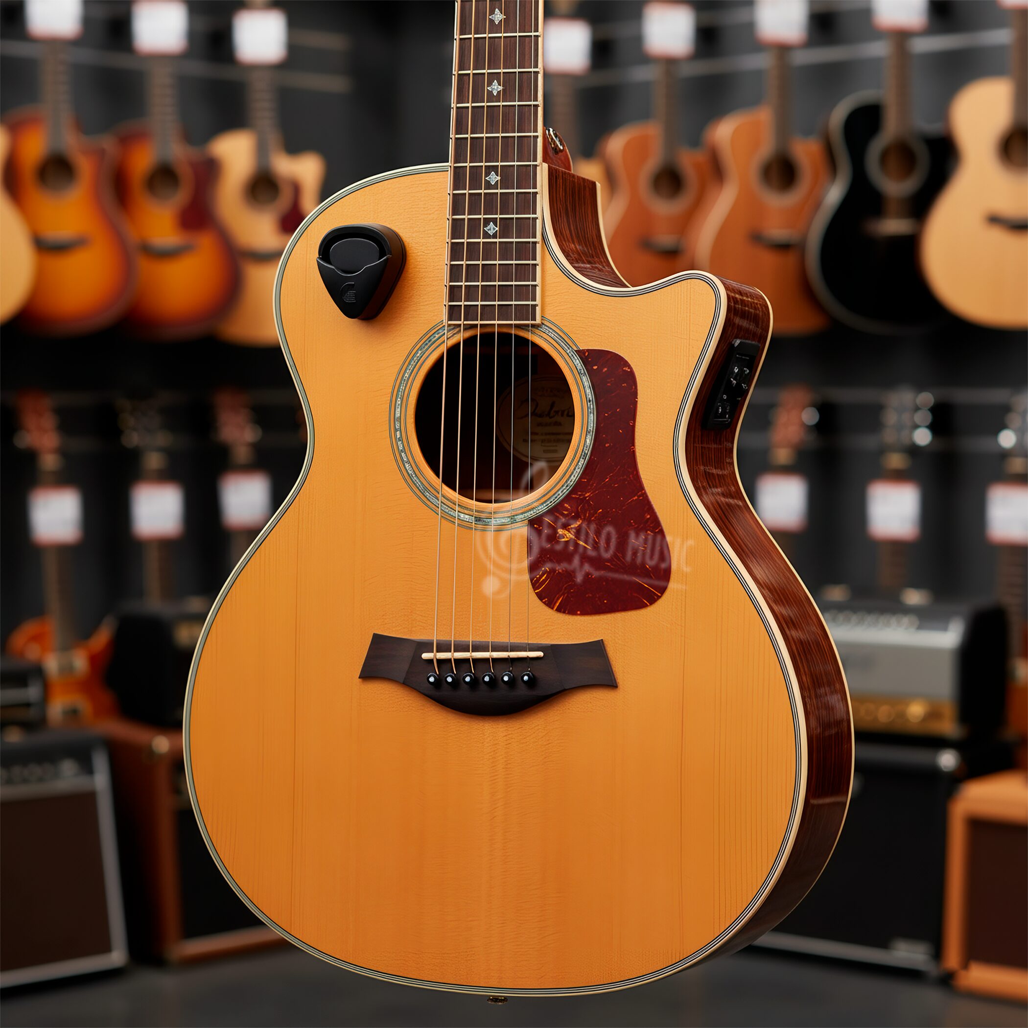 Porta Plumillas PW-PH-01 Púas Pick Holder Daddario con capacidad para 4 a 5 plumillas de guitarra.