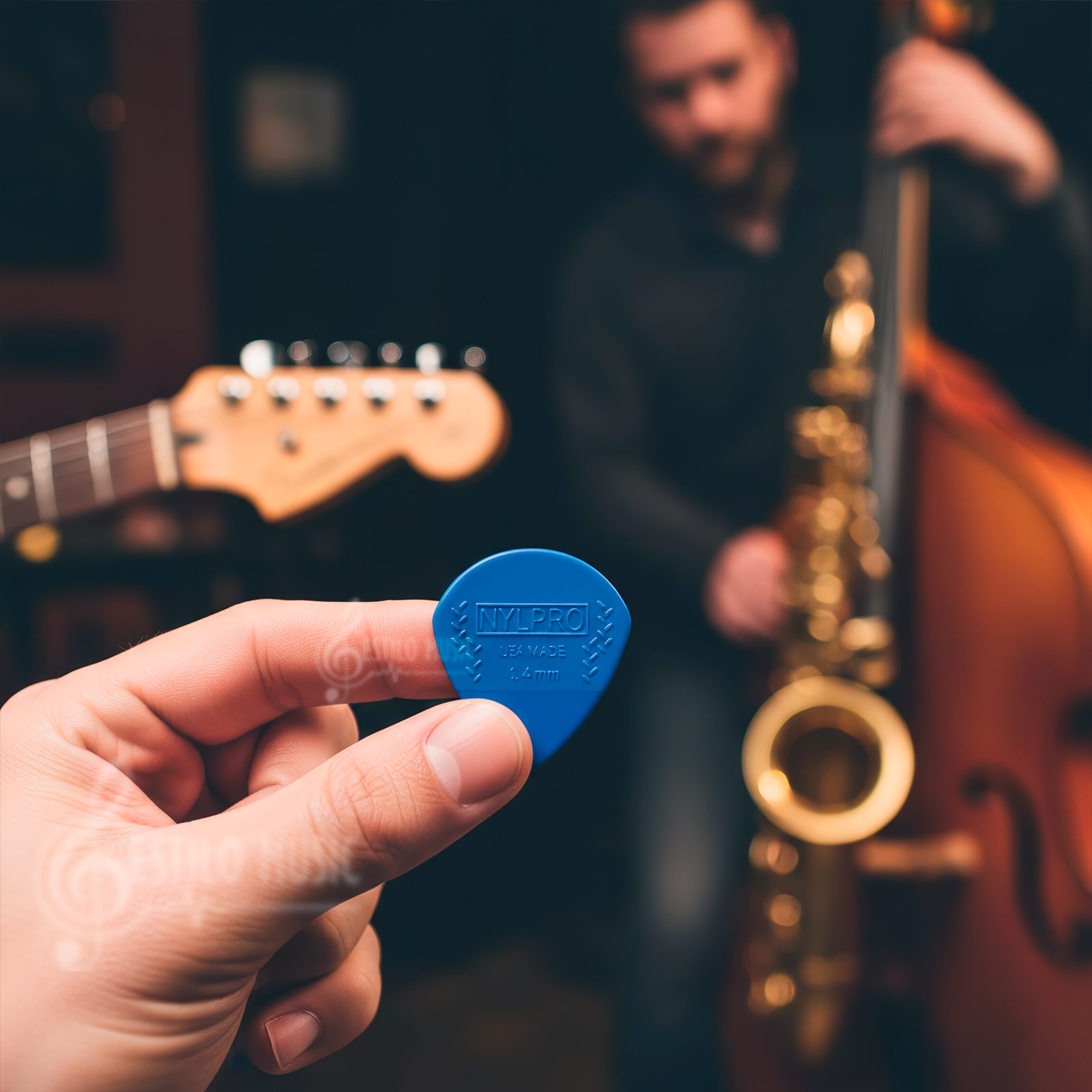 Puas Planet Waves 3NPR7-10 de nylon calibre 1.4 mm color verde para guitarra estilo jazz