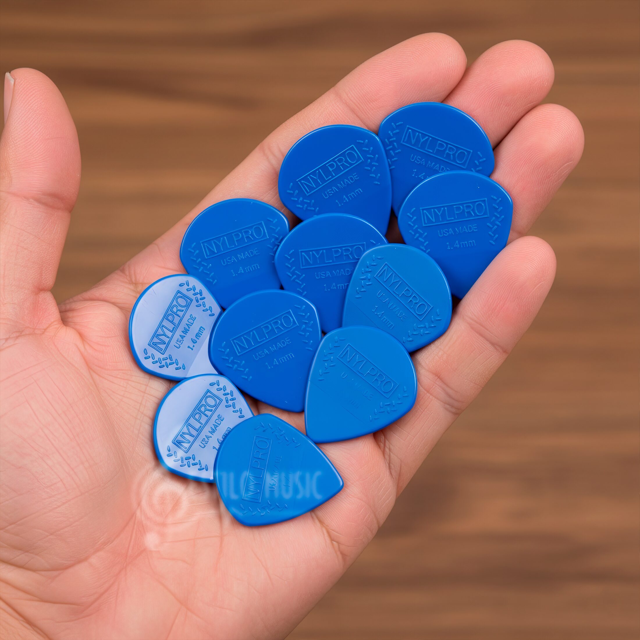 Puas Planet Waves 3NPR7-10 de nylon calibre 1.4 mm color verde para guitarra estilo jazz